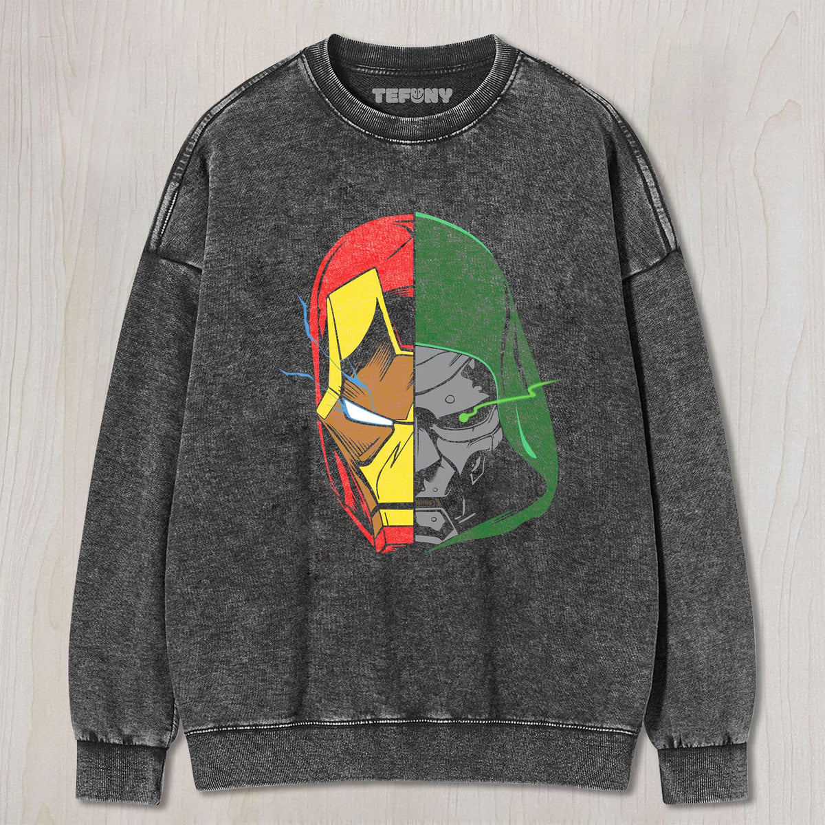 IRON MAN & DR.DOOM V3 UNISEX TEE, TANK TOP, LAYERED LS, SWEATSHIRT & HOODIE