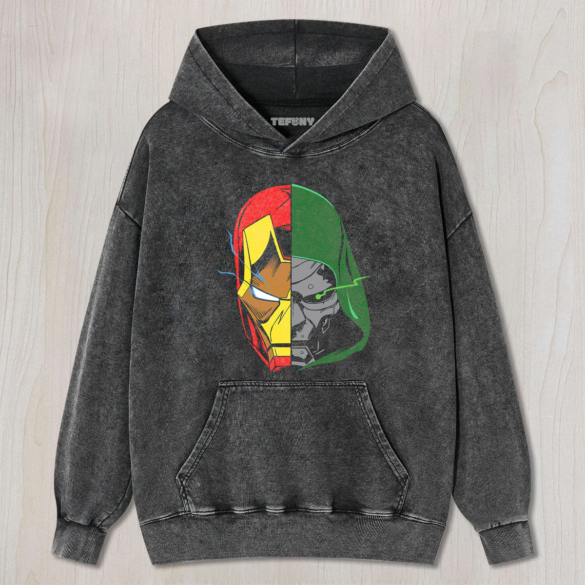 IRON MAN & DR.DOOM V3 UNISEX TEE, TANK TOP, LAYERED LS, SWEATSHIRT & HOODIE