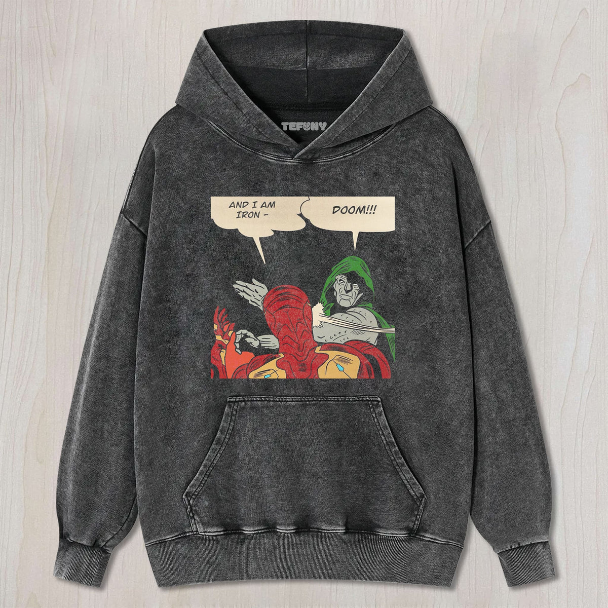 IRON MAN & DR.DOOM V6 UNISEX TEE, TANK TOP, LAYERED LS, SWEATSHIRT & HOODIE