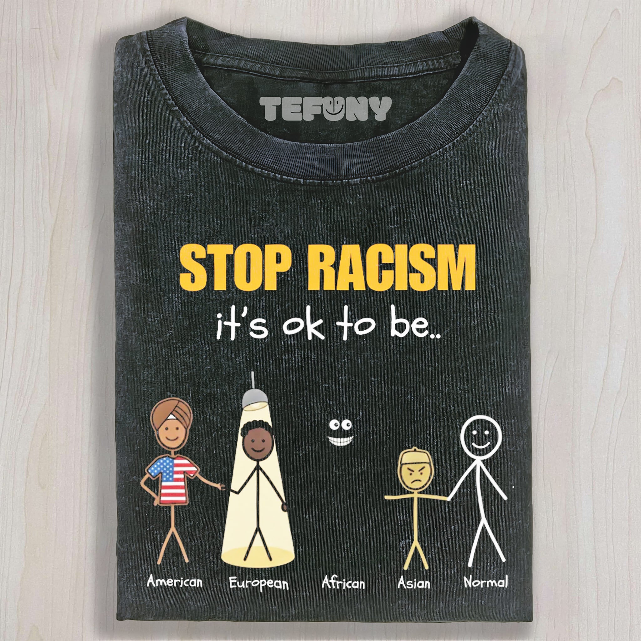 IT'S OK TO BE UNISEX TEE, TANK TOP, LAYERED LS, SWEATSHIRT & HOODIE