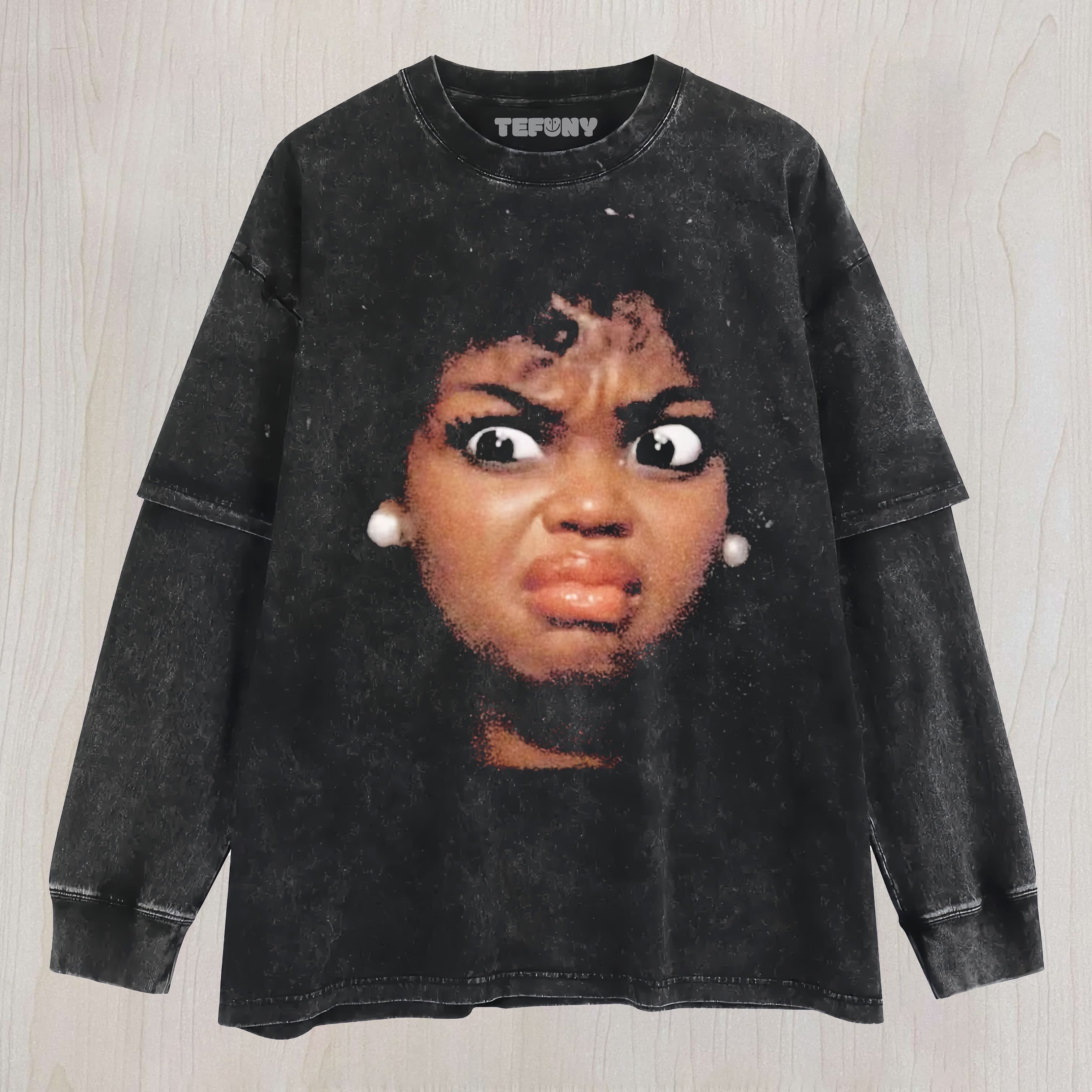 I DISLIKE BLACK GIRL DOLLFACE SHORT-SLEEVED UNISEX TEE, TANK TOP, LAYERED LS, SWEATSHIRT & HOODIE