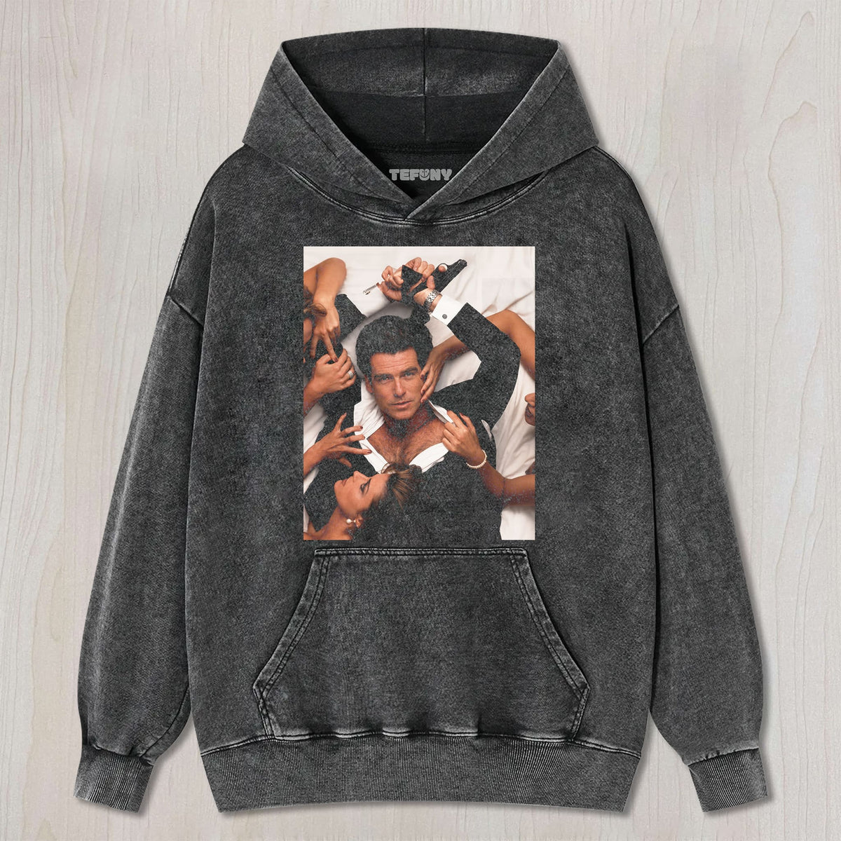 JAMES BOND LAY IN BED UNISEX TEE, TANK TOP, LAYERED LS, SWEATSHIRT & HOODIE