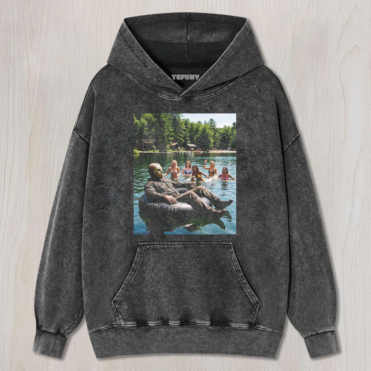 JASON AT CAMP CRYSTAL LAKE UNISEX TEE, TANK TOP, LAYERED LS, SWEATSHIRT & HOODIE
