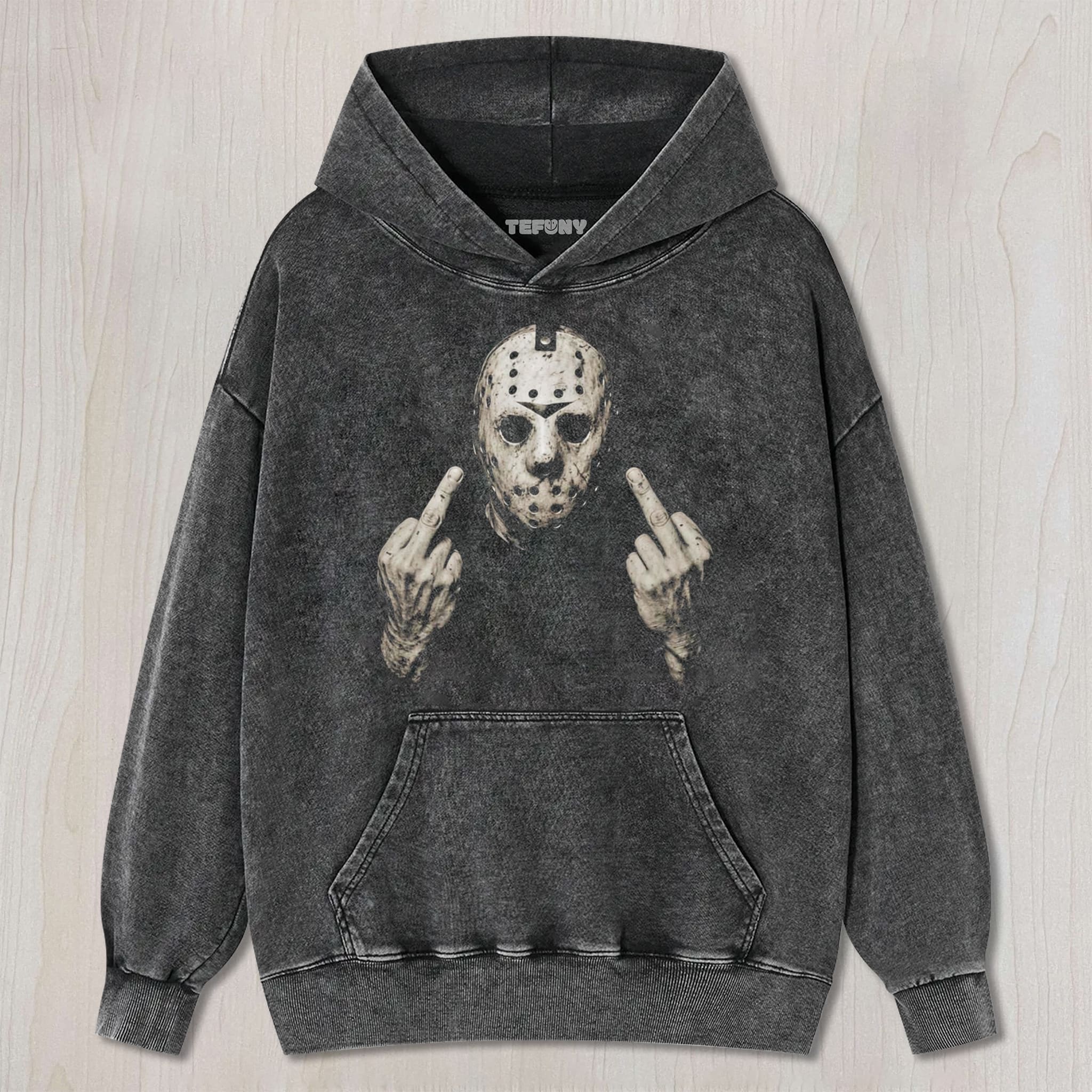 JASON MIDDLE FINGER UNISEX TEE, TANK TOP, LAYERED LS, SWEATSHIRT & HOODIE