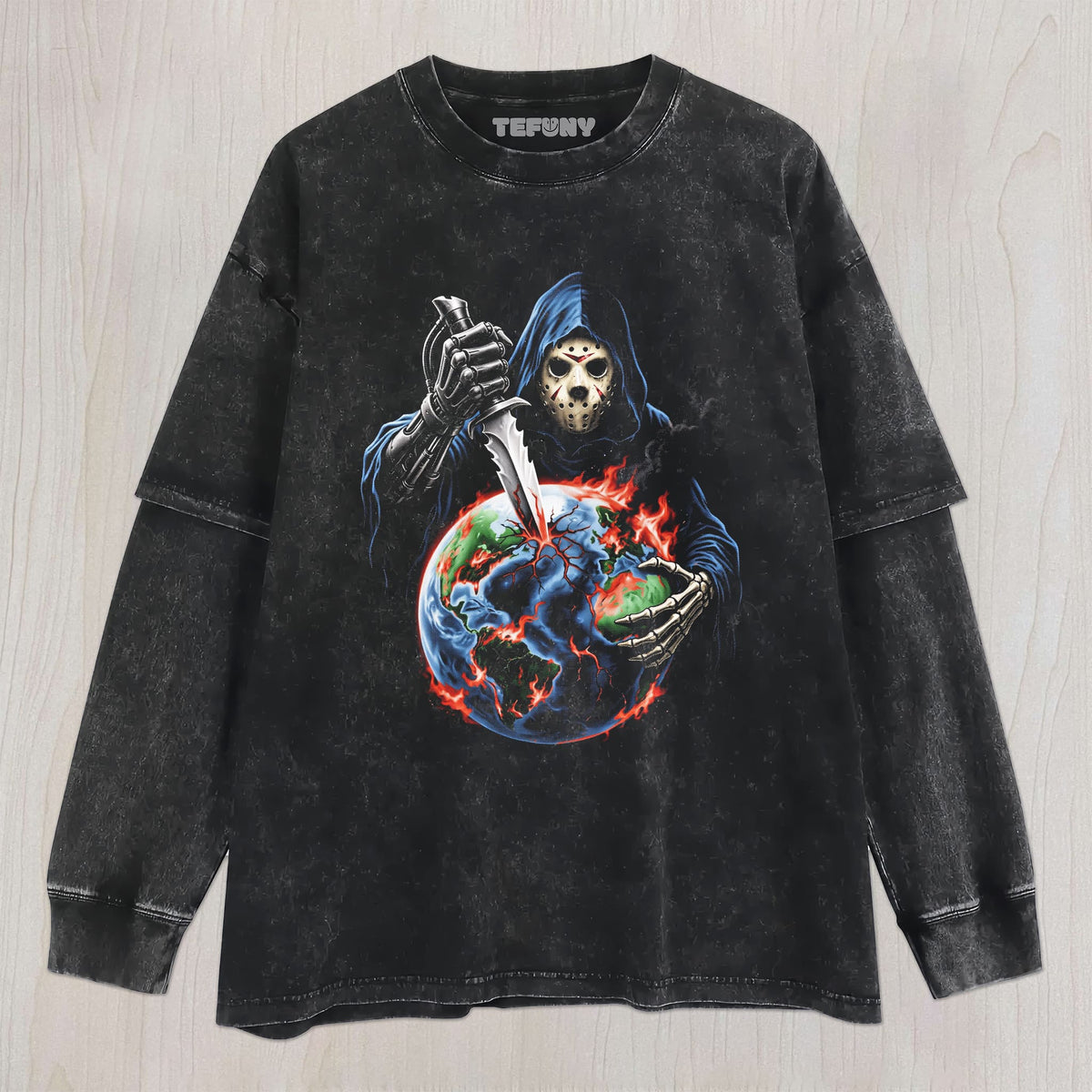 JASON VOORHEES V11 UNISEX TEE, TANK TOP, LAYERED LS, SWEATSHIRT & HOODIE
