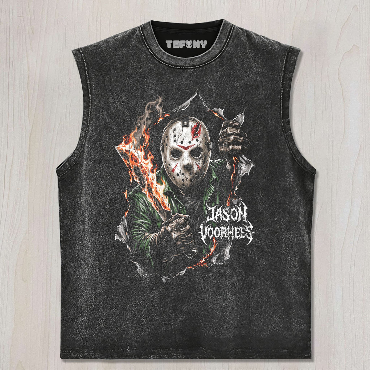 JASON VOORHEES V12 UNISEX TEE, TANK TOP, LAYERED LS, SWEATSHIRT & HOODIE