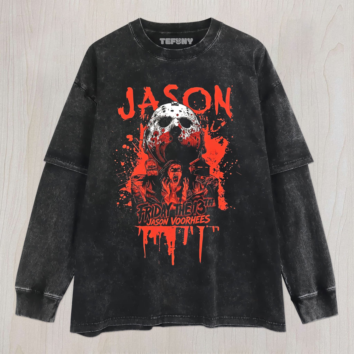 JASON VOORHEES V3 UNISEX TEE, TANK TOP, LAYERED LS, SWEATSHIRT & HOODIE