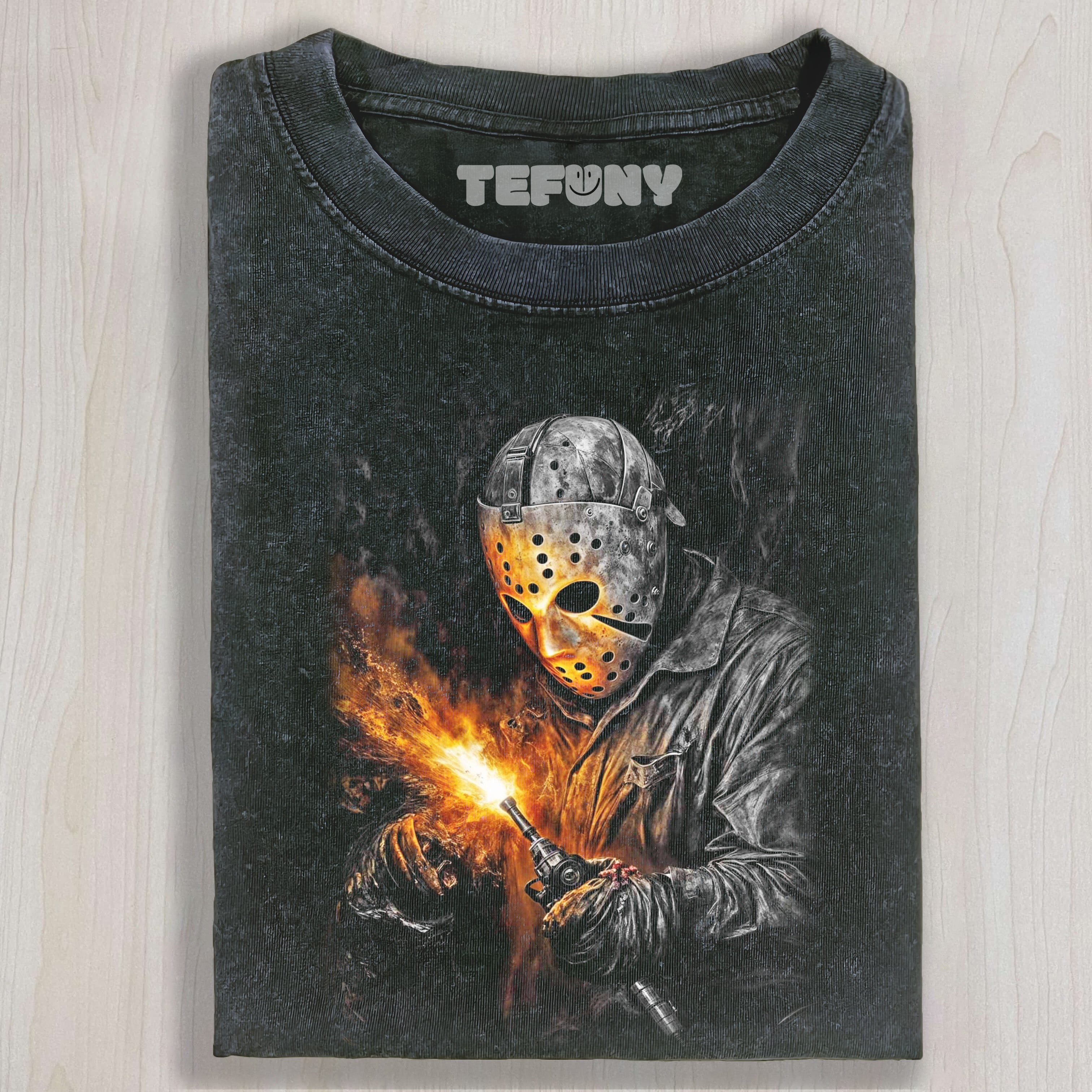 JASON VOORHEES LIGHTS A FIRE T-SHIRT & LONG SLEEVES & HOODIES
