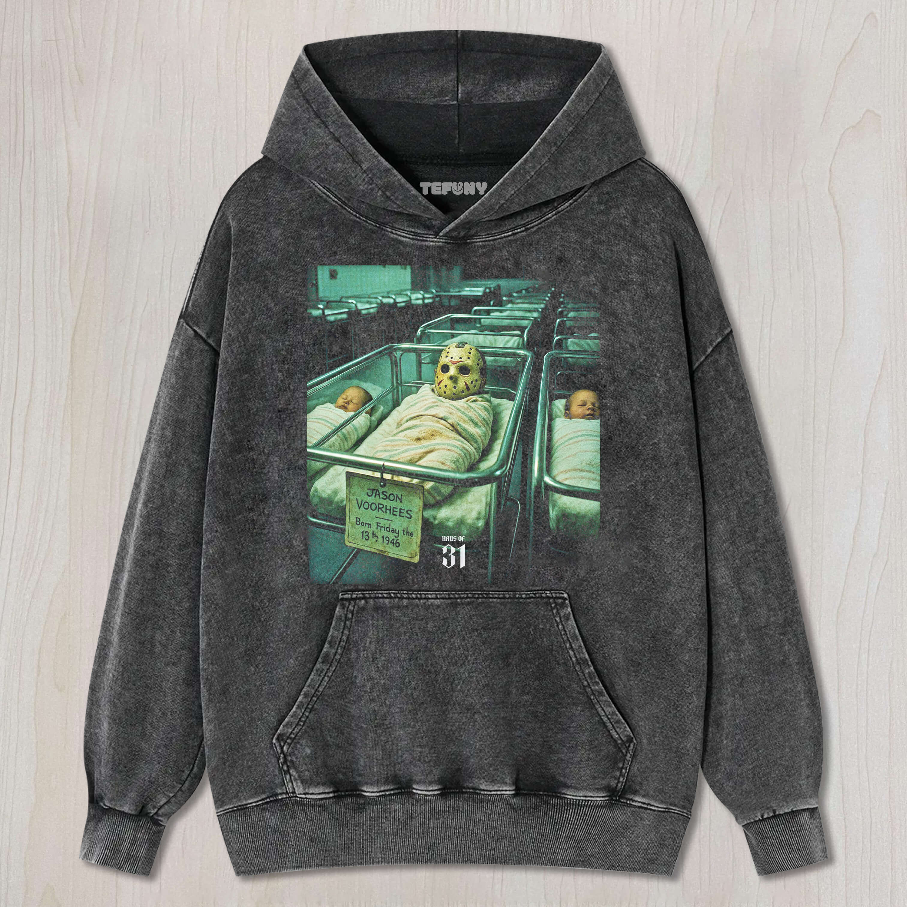 JASON VOORHEES, JUST BORN T-SHIRT & LONG SLEEVES & HOODIES