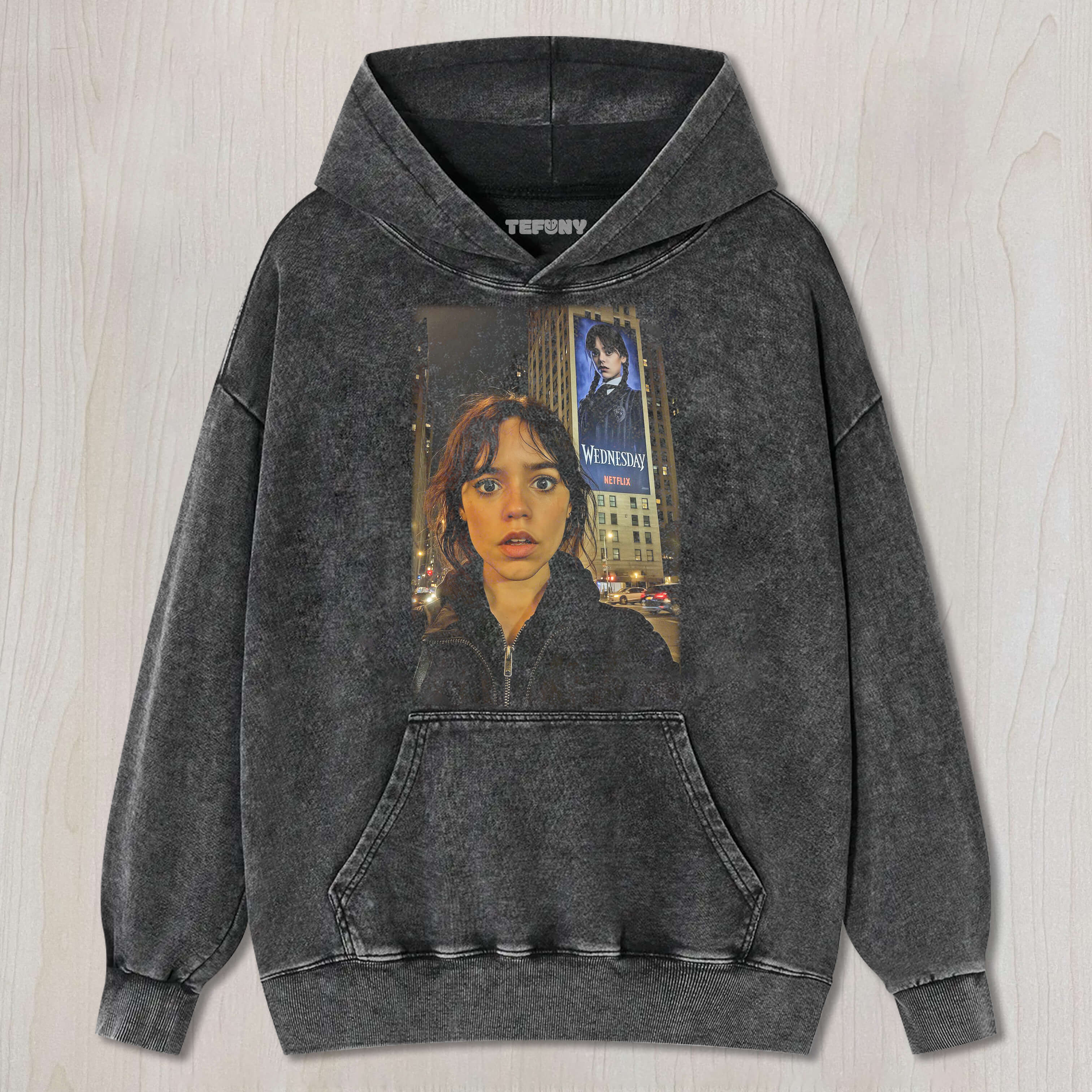 JENNA ORTEGA ON THE STREET TEE & SWEAT & HOOD