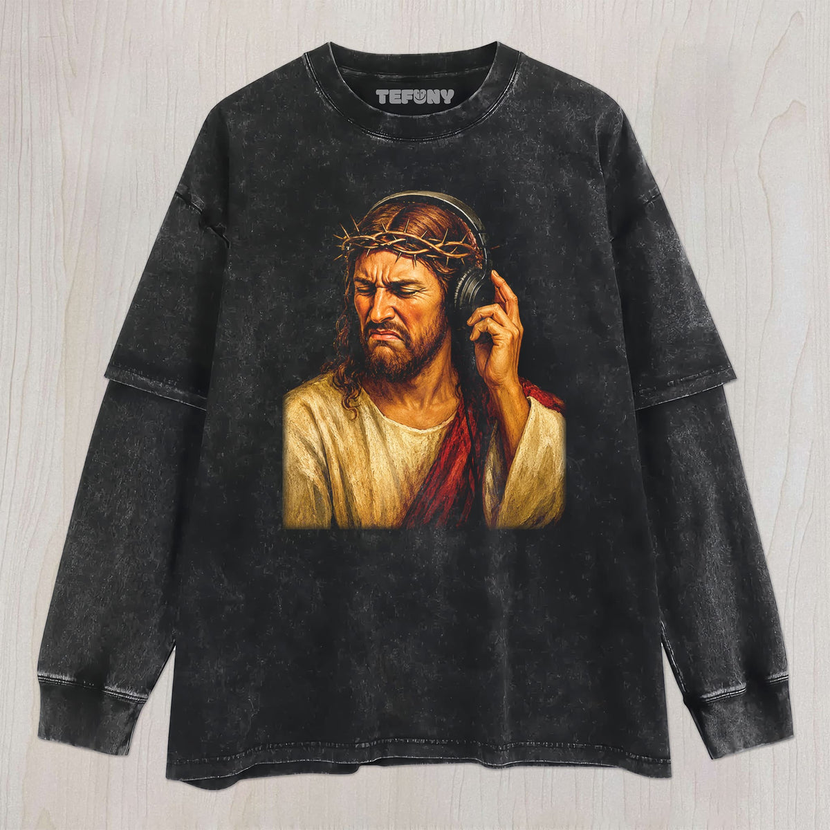 JESUS MEME V5 UNISEX TEE, TANK TOP, LAYERED LS, SWEATSHIRT & HOODIE