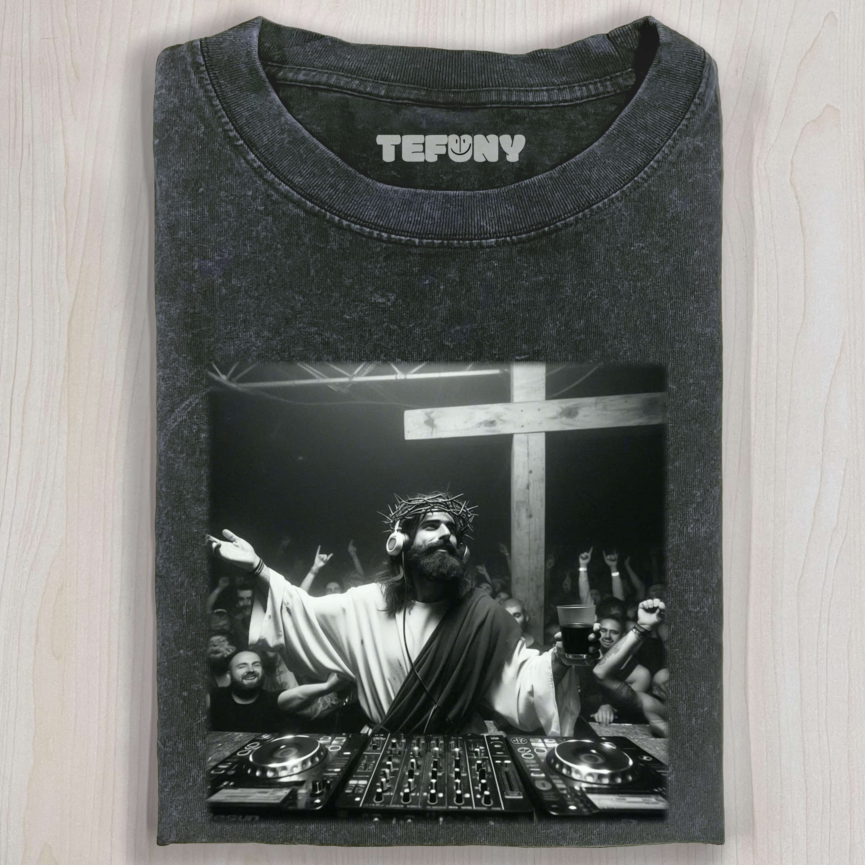 JESUS AND THE PARTY T-SHIRT