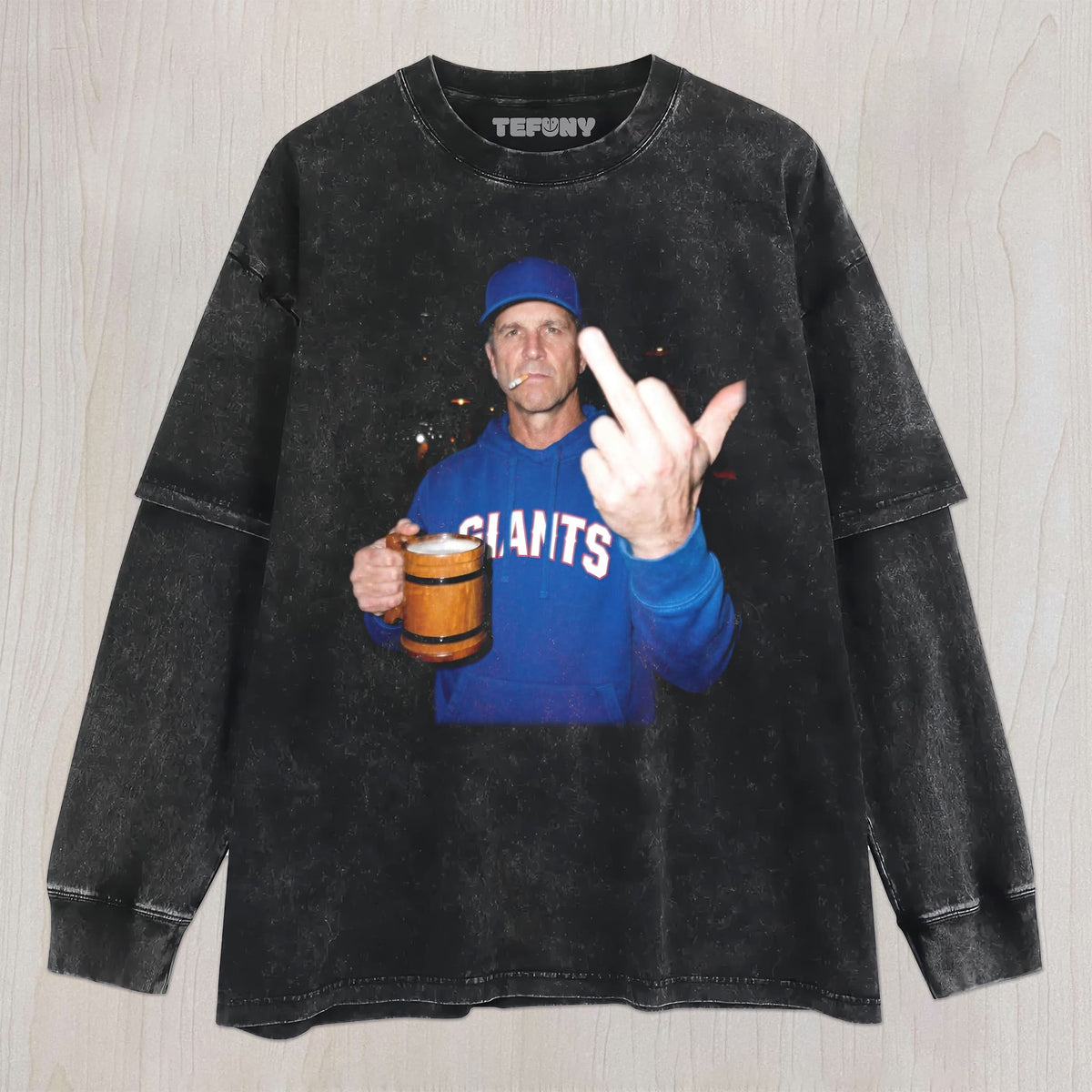 JOHN HARBAUGH GIANTS FOOTBALL TEE UNISEX TEE, TANK TOP, LAYERED LS, SWEATSHIRT & HOODIE