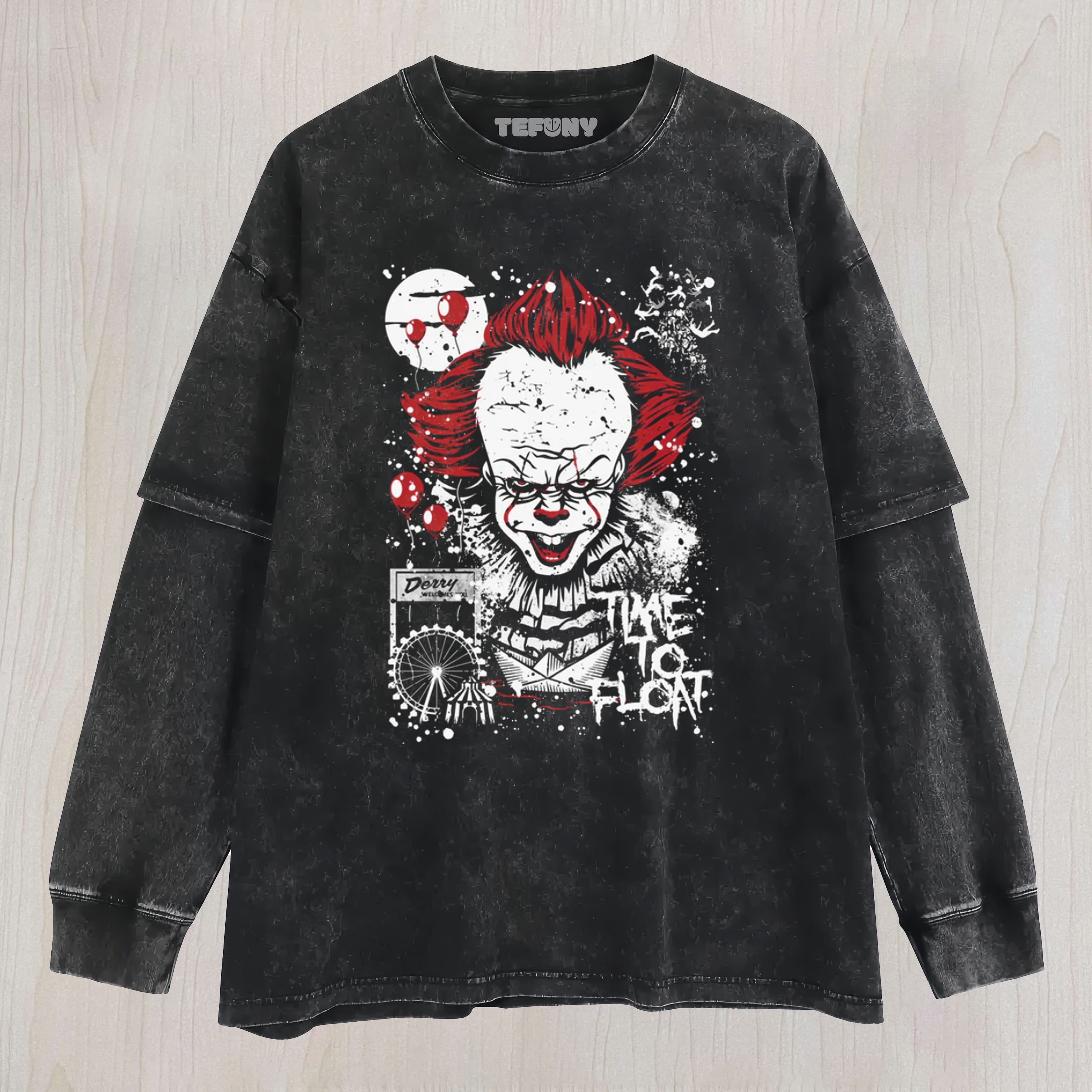 JOIN ME IN THE WOODS LAYERED LONG SLEEVE
