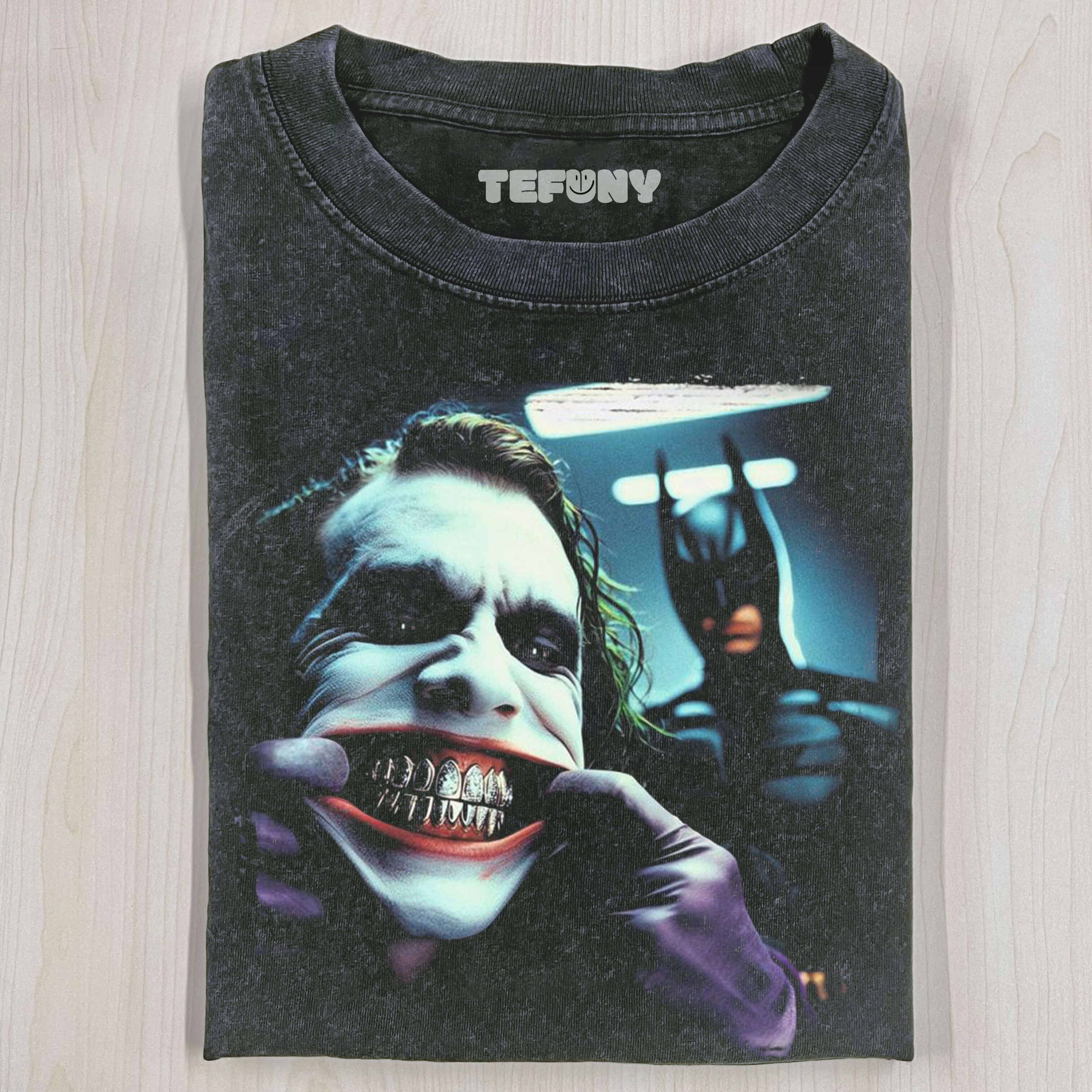 JOKER SMILE WITH BATMAN T-SHIRT