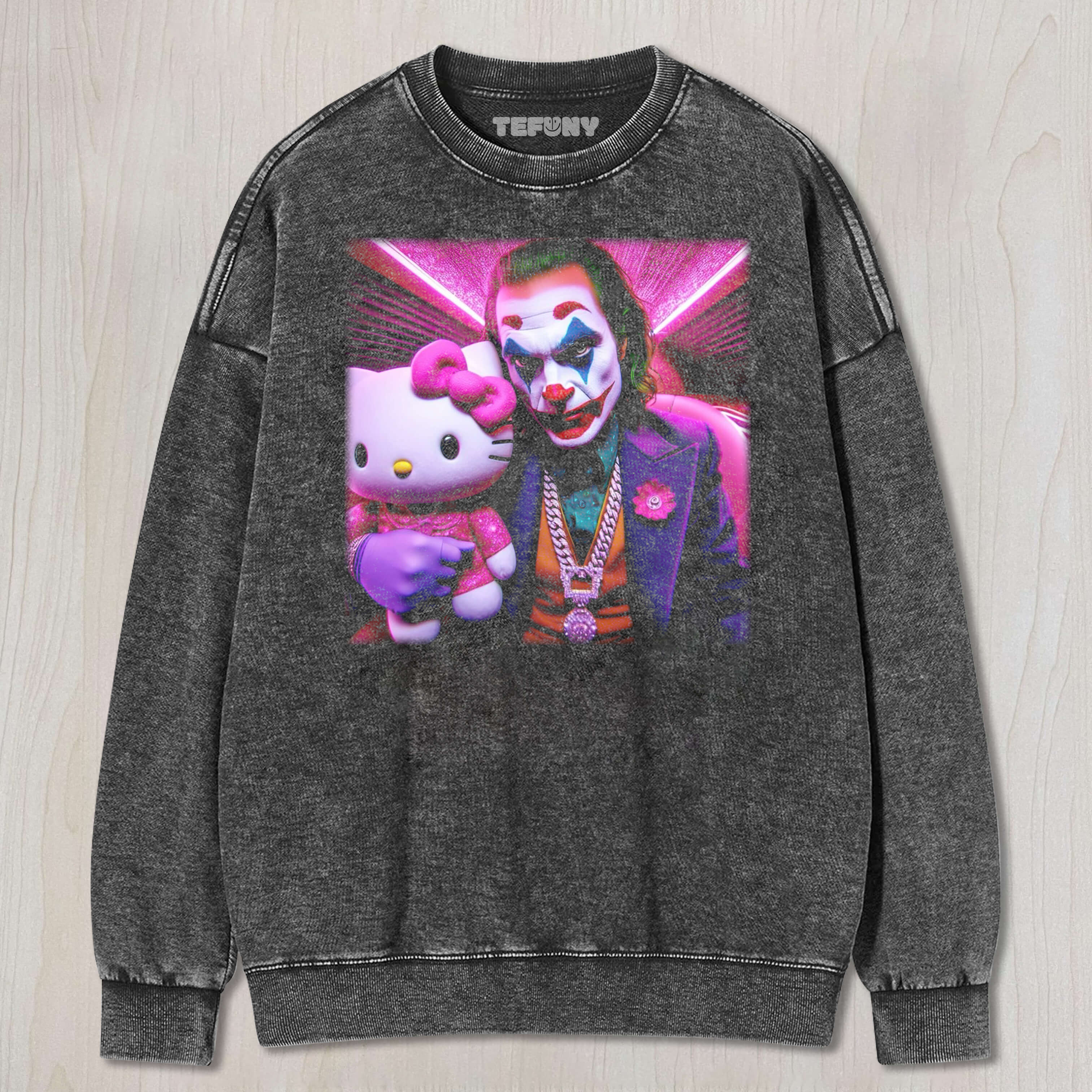 JOKER AND HELLO KITTY TEE & SWEAT & HOOD