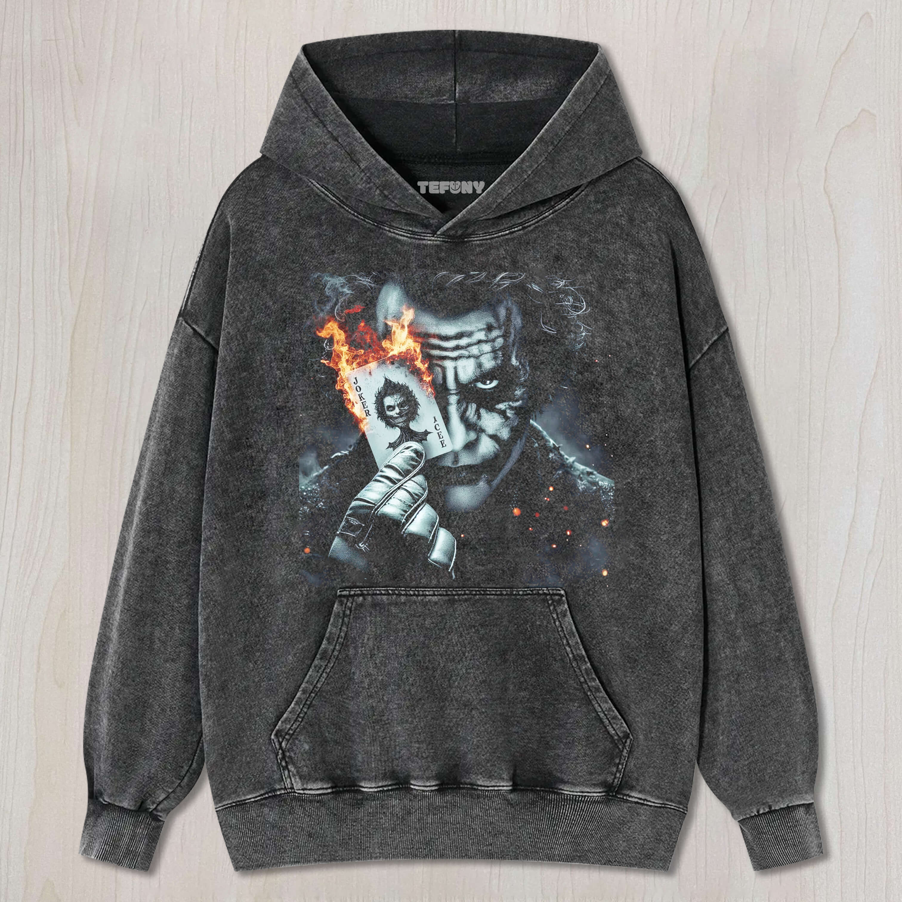 JOKER HOLDING THE JOKER CARD TEE & SWEAT & HOOD