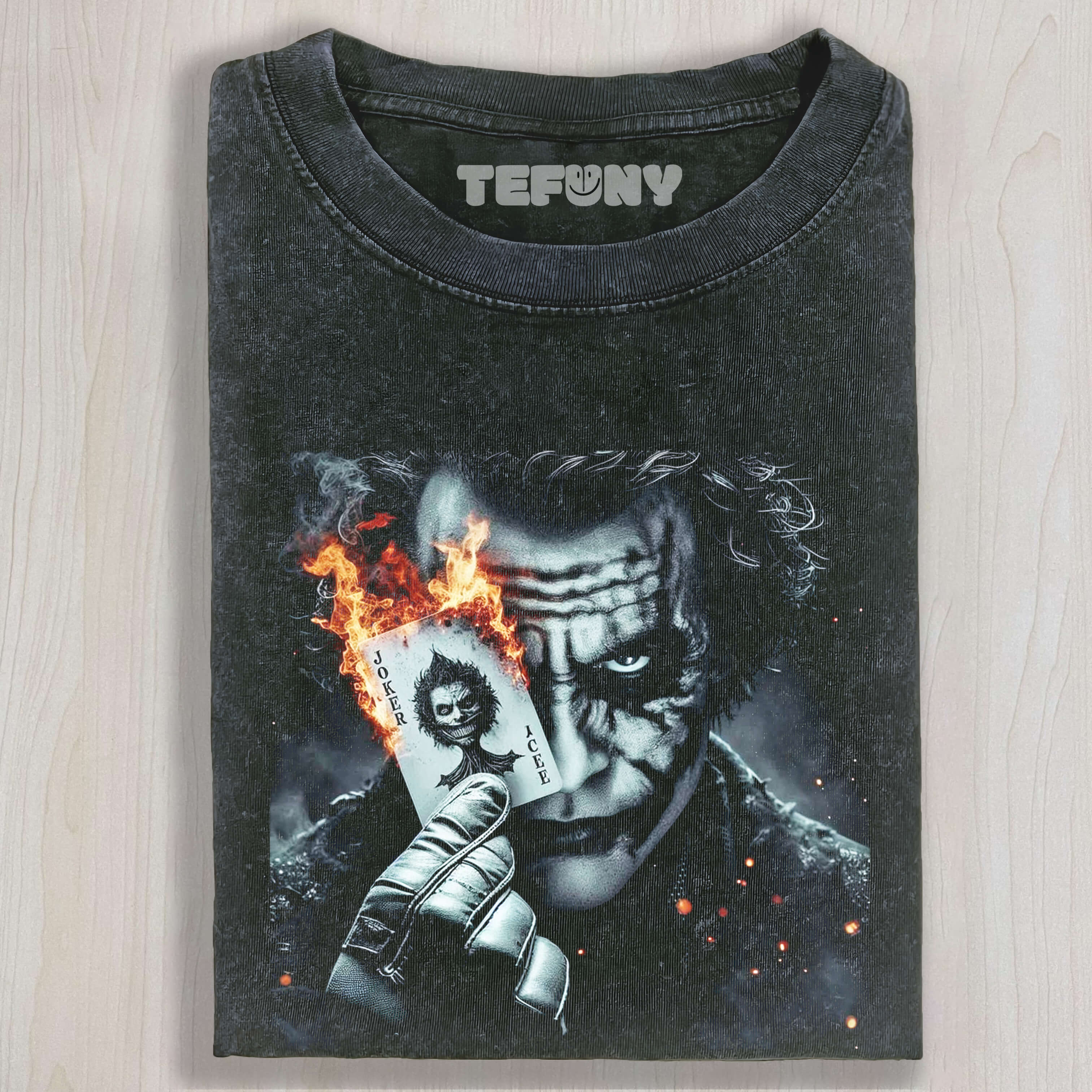 JOKER HOLDING THE JOKER CARD TEE & SWEAT & HOOD