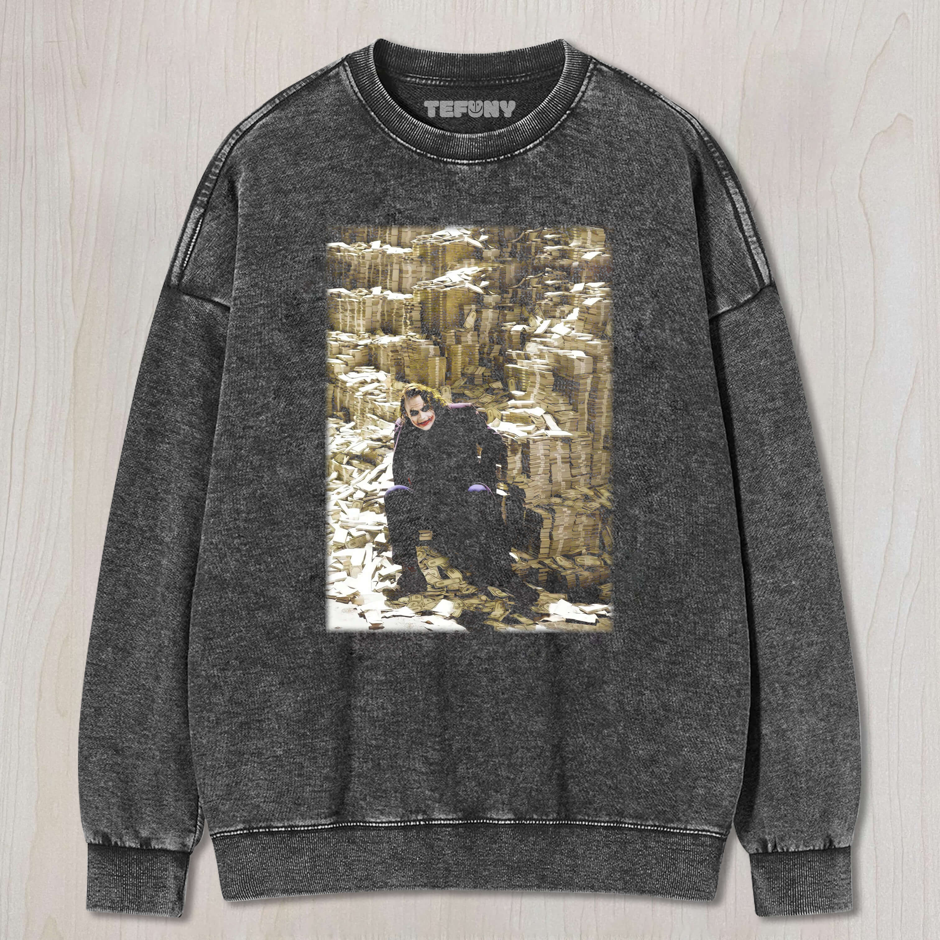 JOKER SITS ON THE MONEY TEE & SWEAT & HOOD