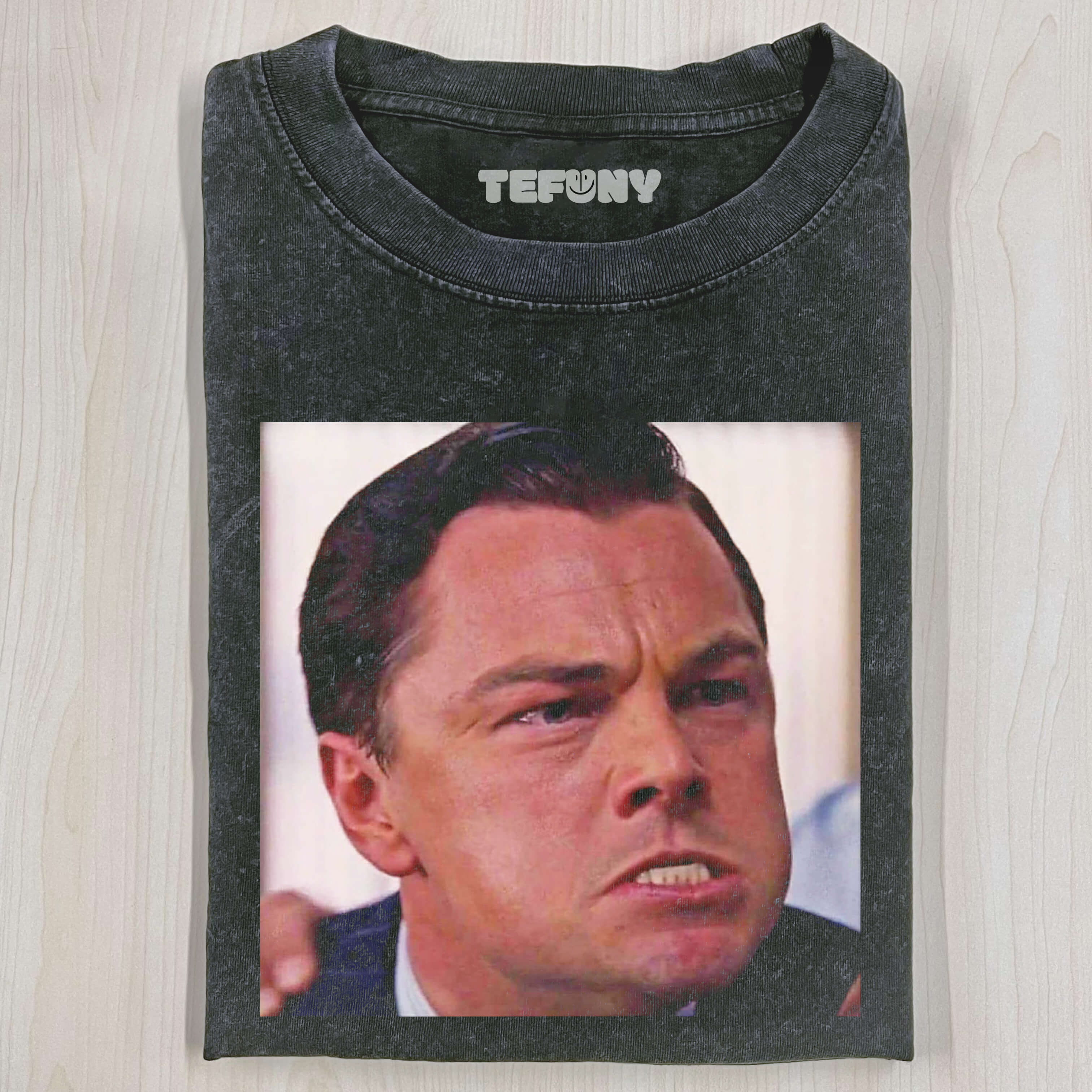 JORDAN BELFORT GNASHING HIS TEETH T-SHIRT