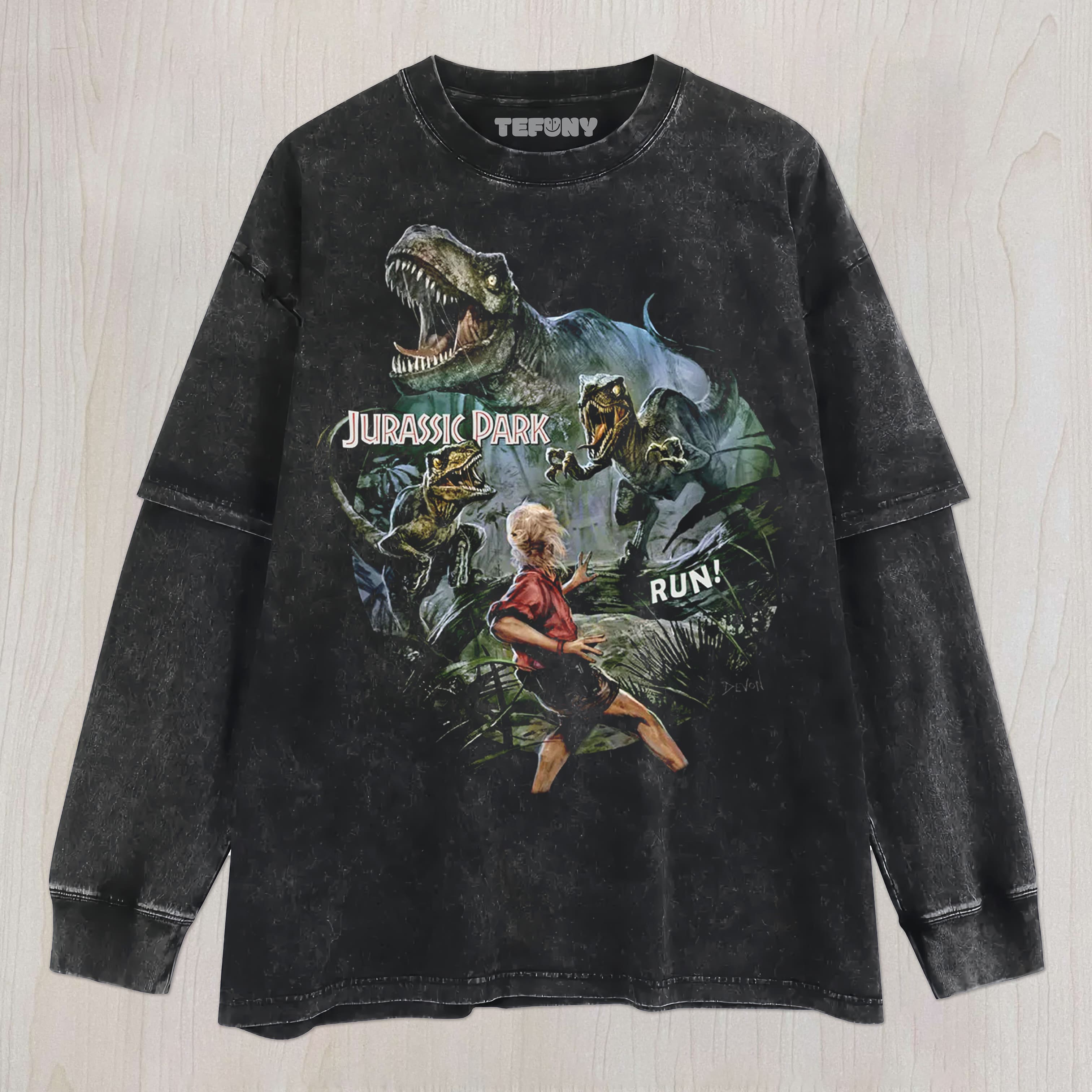 JURASSIC PARK V1 UNISEX TEE, TANK TOP, LAYERED LS, SWEATSHIRT & HOODIE