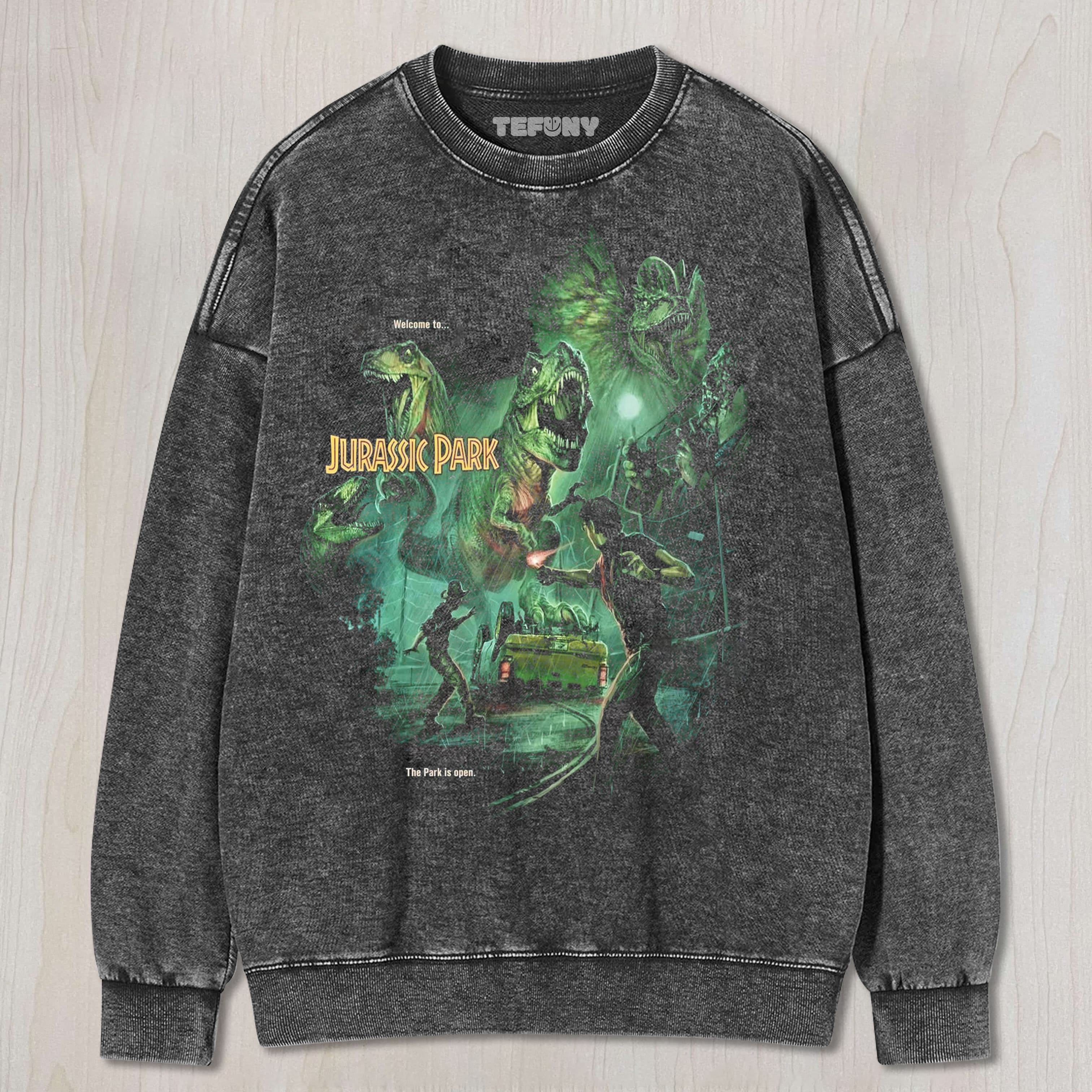 JURASSIC PARK V8 UNISEX TEE, TANK TOP, LAYERED LS, SWEATSHIRT & HOODIE