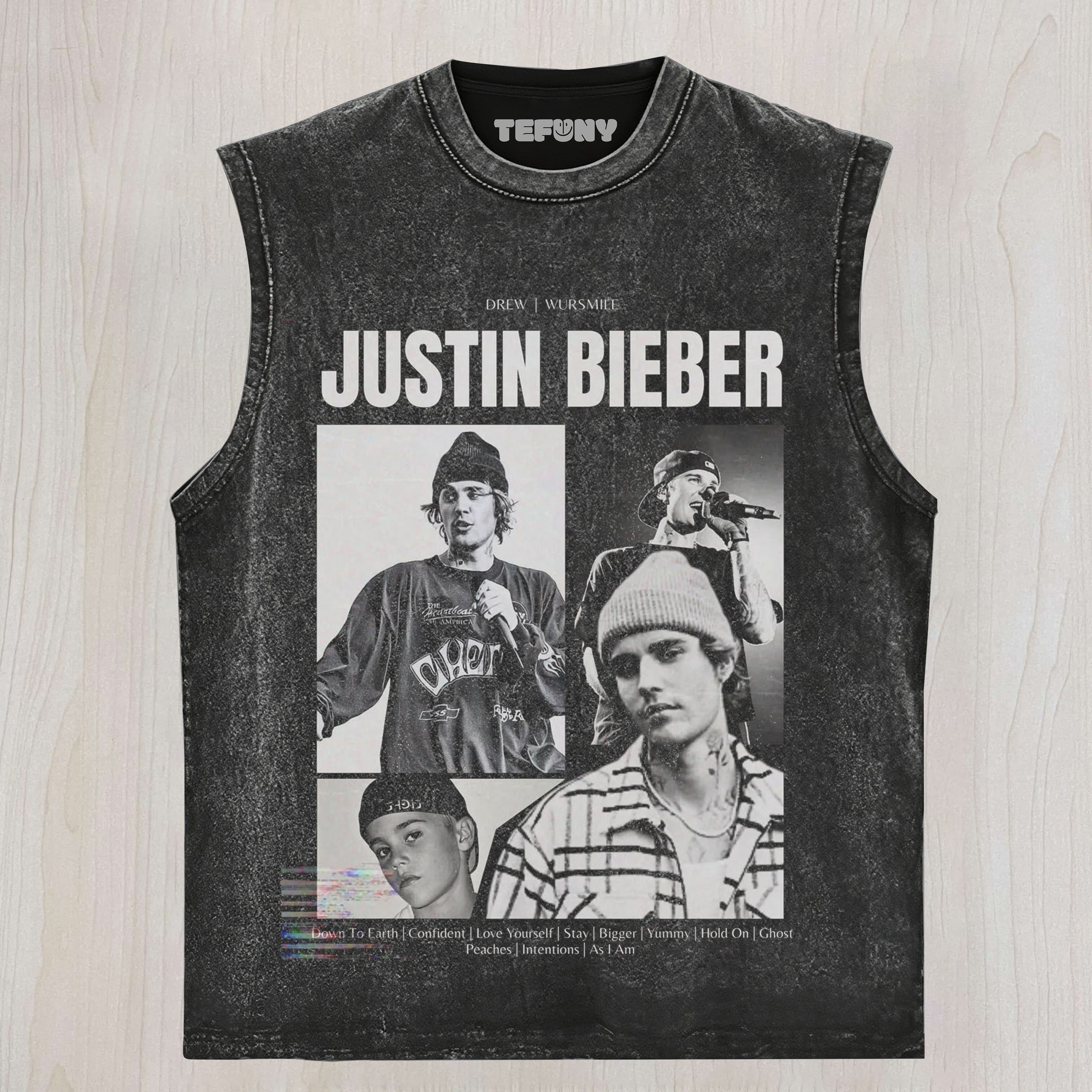 JUSTIN BIEBER V7 TEE UNISEX TEE, TANK TOP, LAYERED LS, SWEATSHIRT & HOODIE