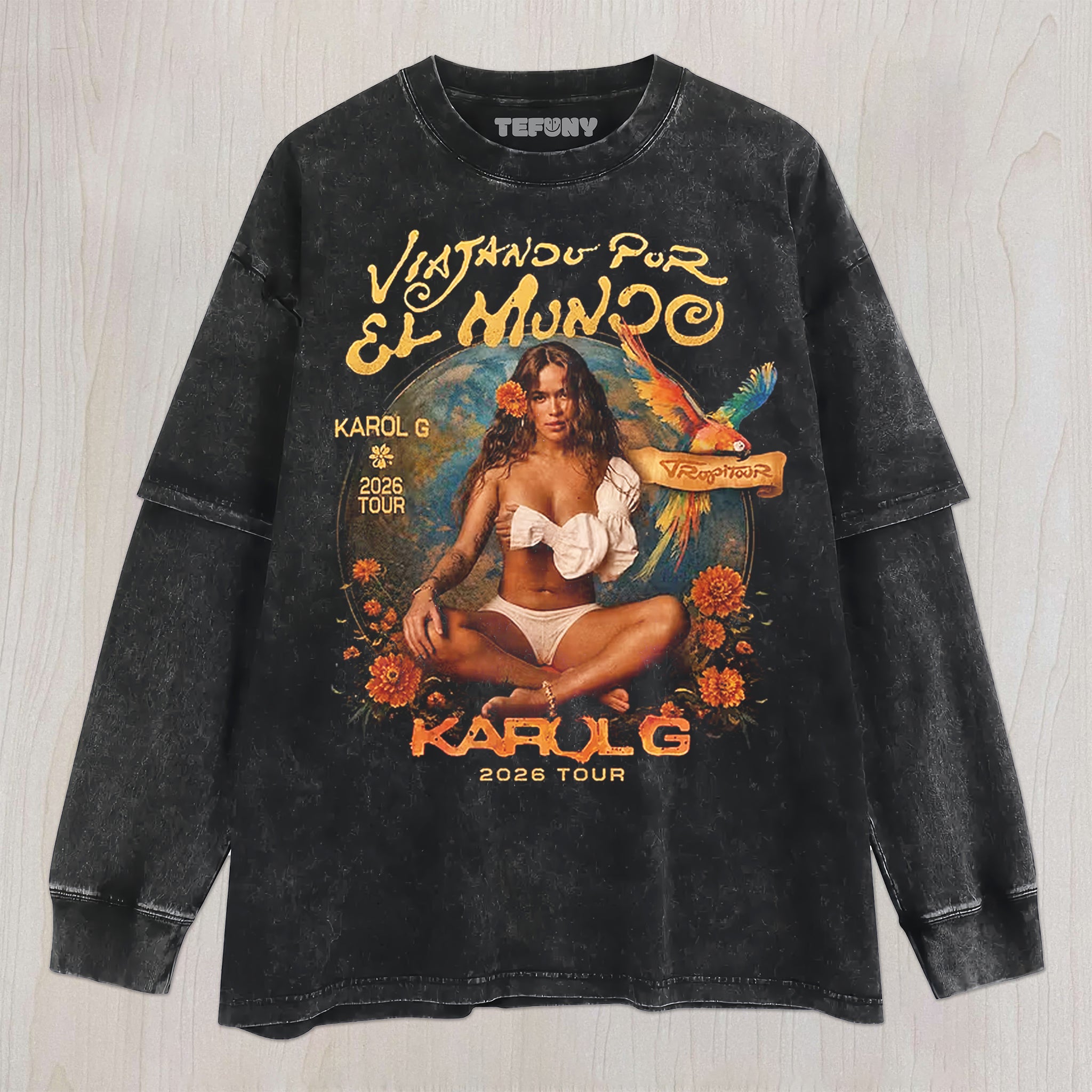 KAROL G 2026 V1 UNISEX TEE, TANK TOP, LAYERED LS, SWEATSHIRT & HOODIE