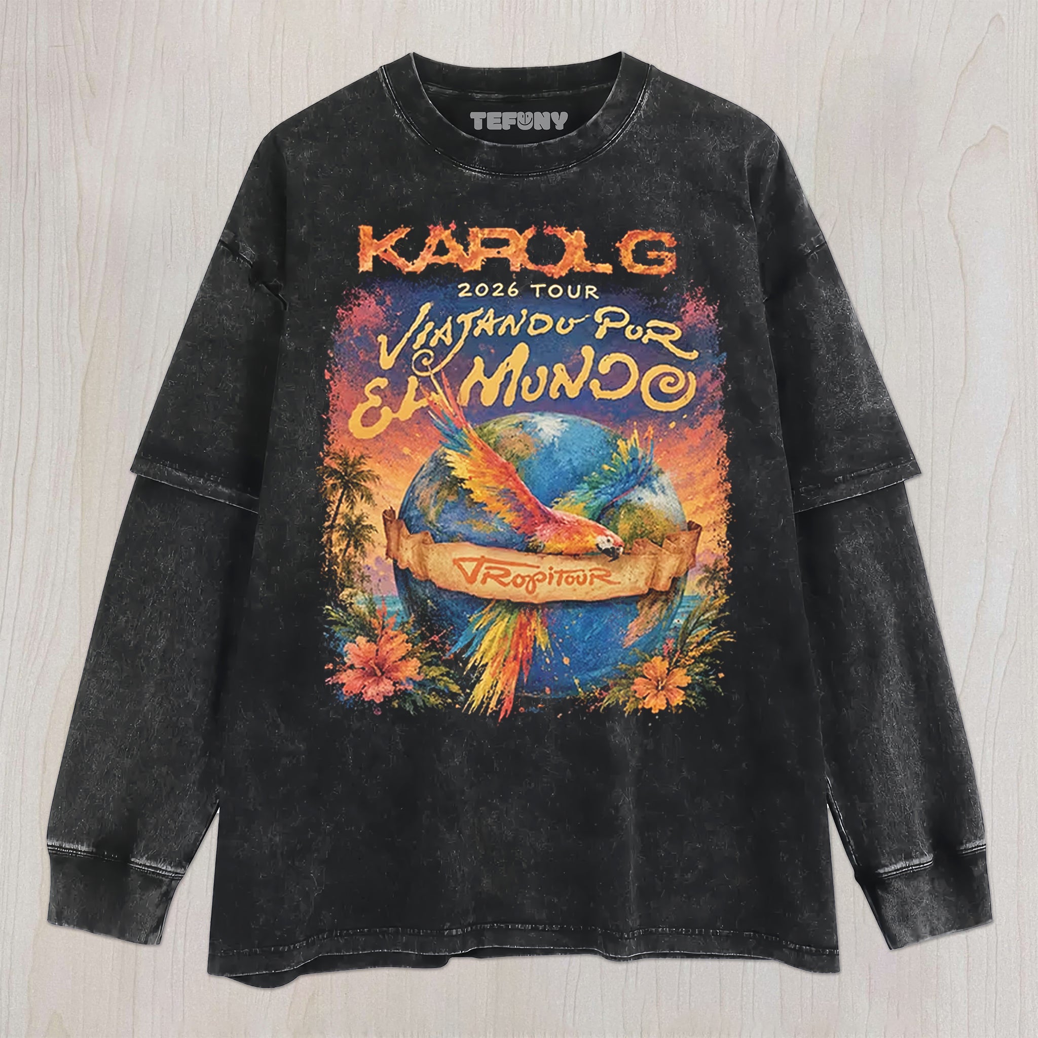 KAROL G 2026 V2 UNISEX TEE, TANK TOP, LAYERED LS, SWEATSHIRT & HOODIE