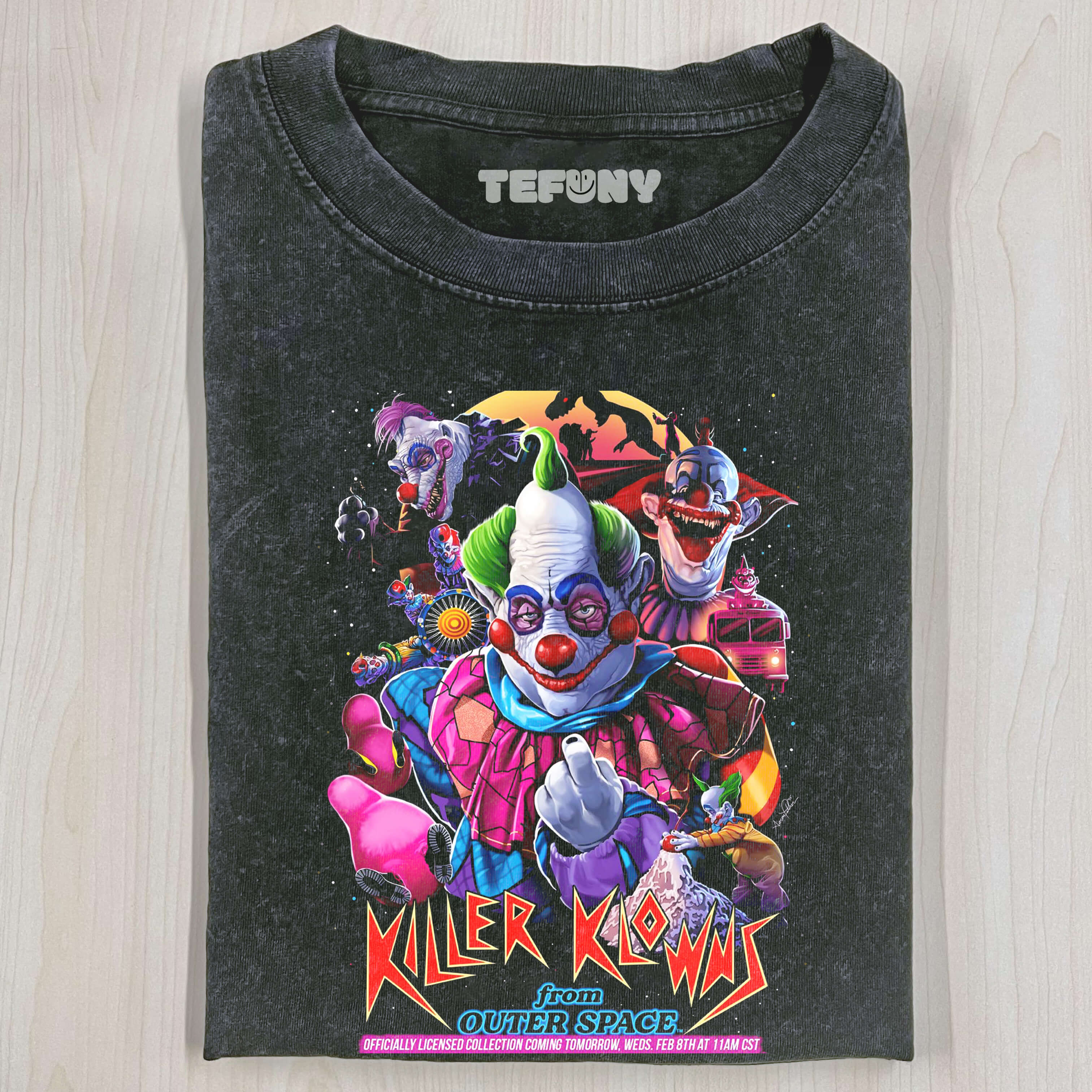 KILLER KLOWNS FROM OUTER SPACE POSTER T-SHIRT