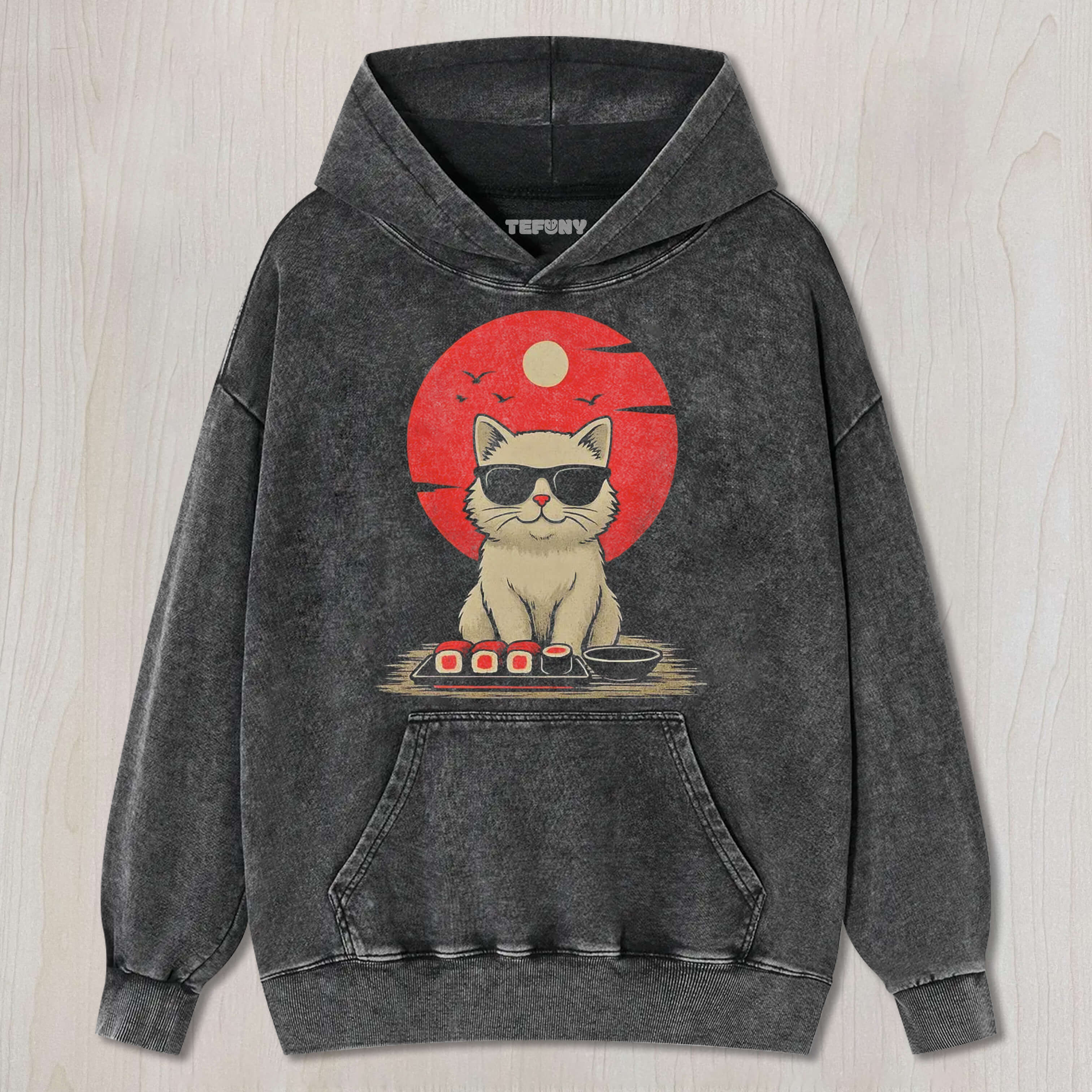 KITTEN EATS SUSHI T-SHIRT