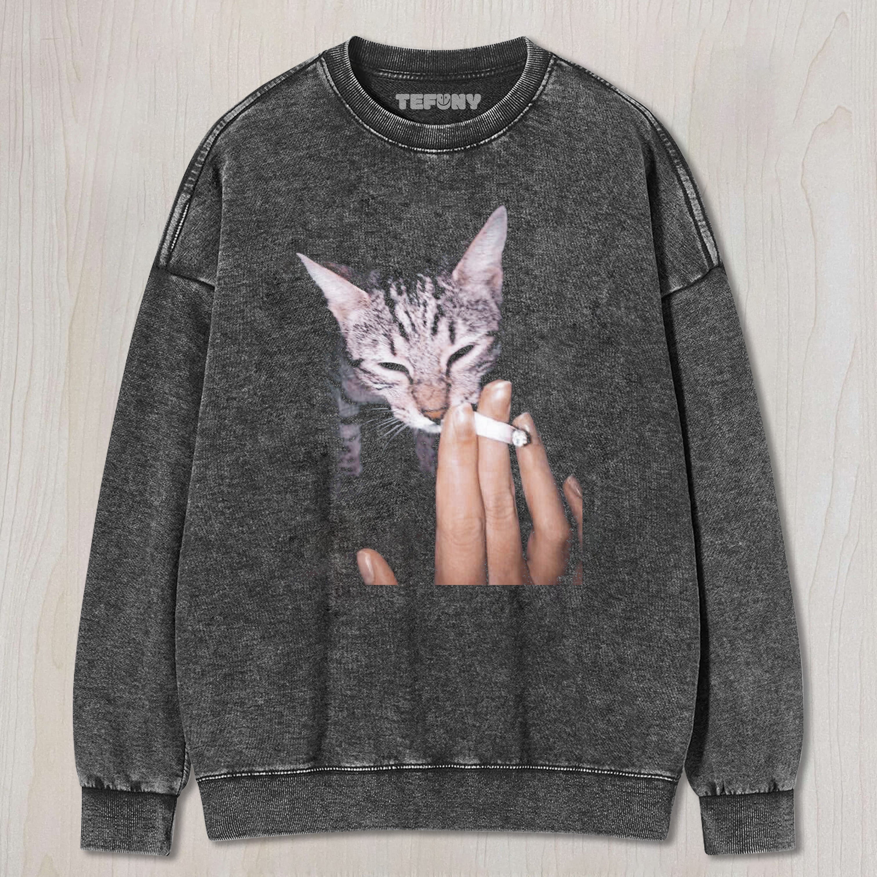 KITTEN SMOKING T-SHIRT & LONG SLEEVES & HOODIES