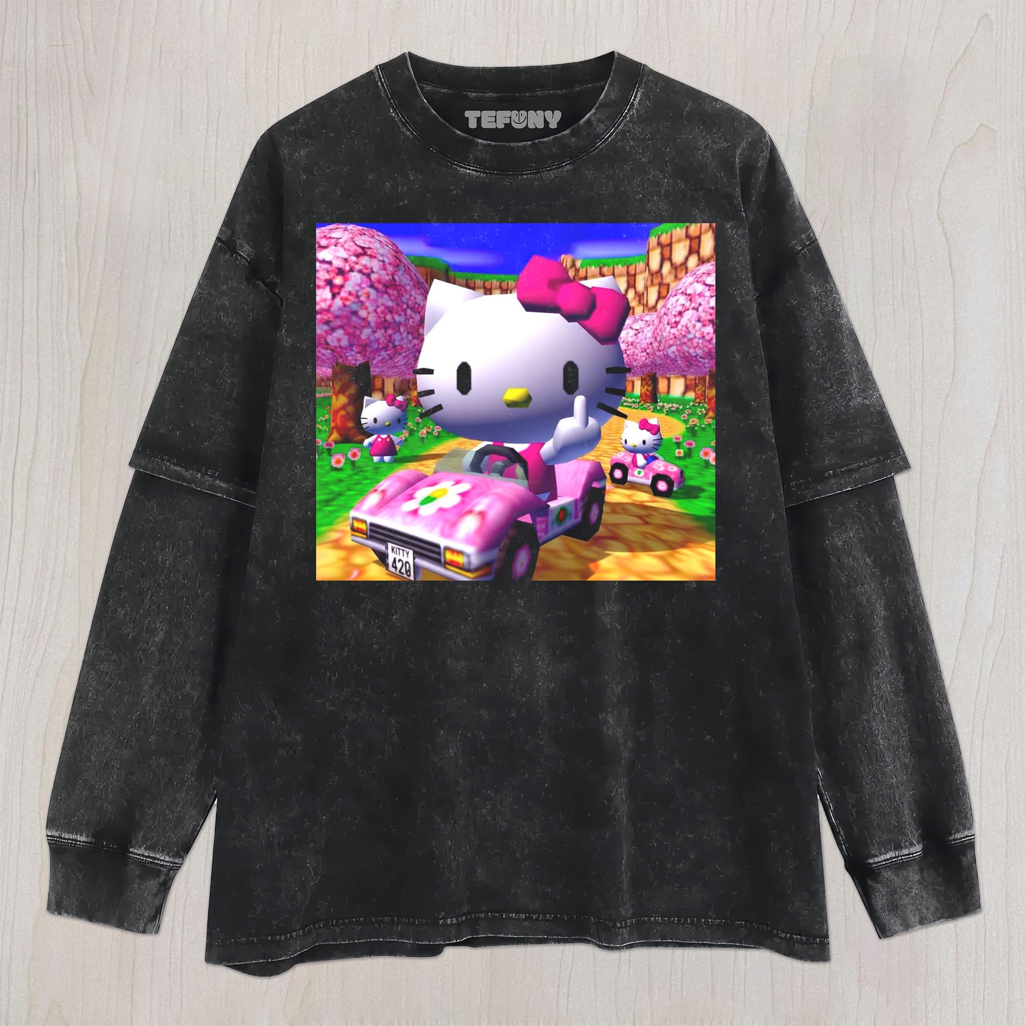 KITTY CAT V4 UNISEX TEE, TANK TOP, LAYERED LS, SWEATSHIRT & HOODIE
