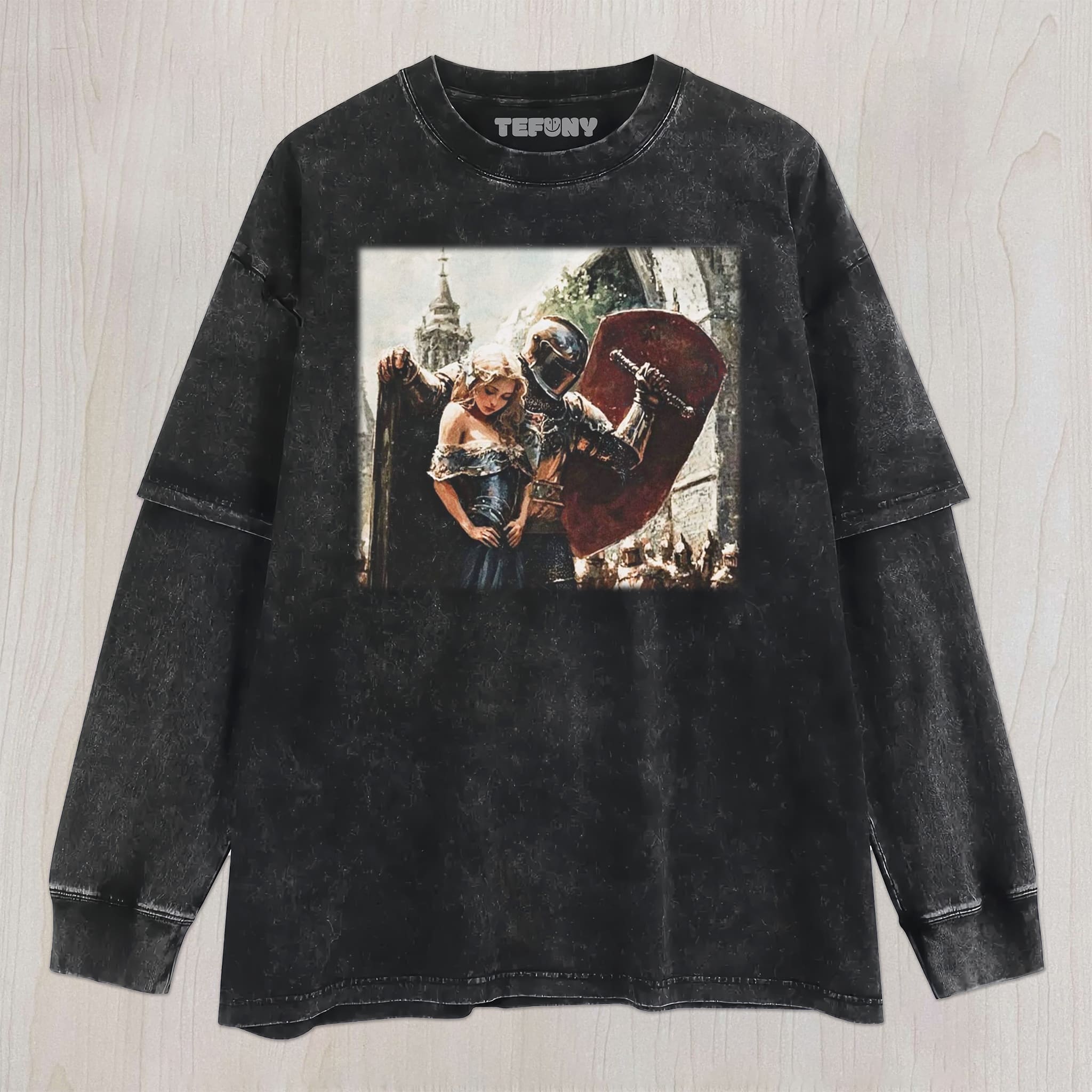 KNIGHT AND PRINCESS V2 UNISEX TEE, TANK TOP, LAYERED LS, SWEATSHIRT & HOODIE