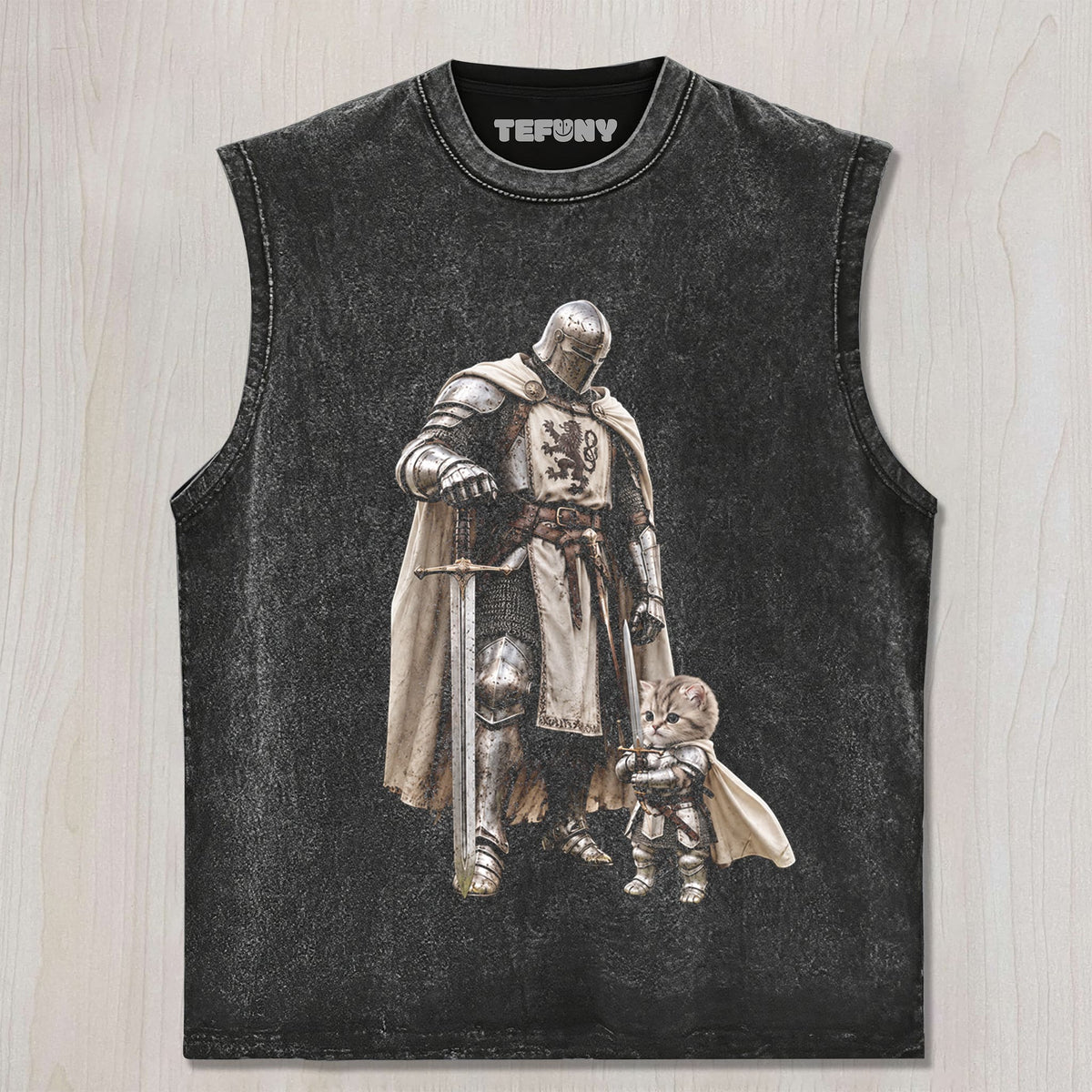 KNIGHT CAT V1 UNISEX TEE, TANK TOP, LAYERED LS, SWEATSHIRT & HOODIE
