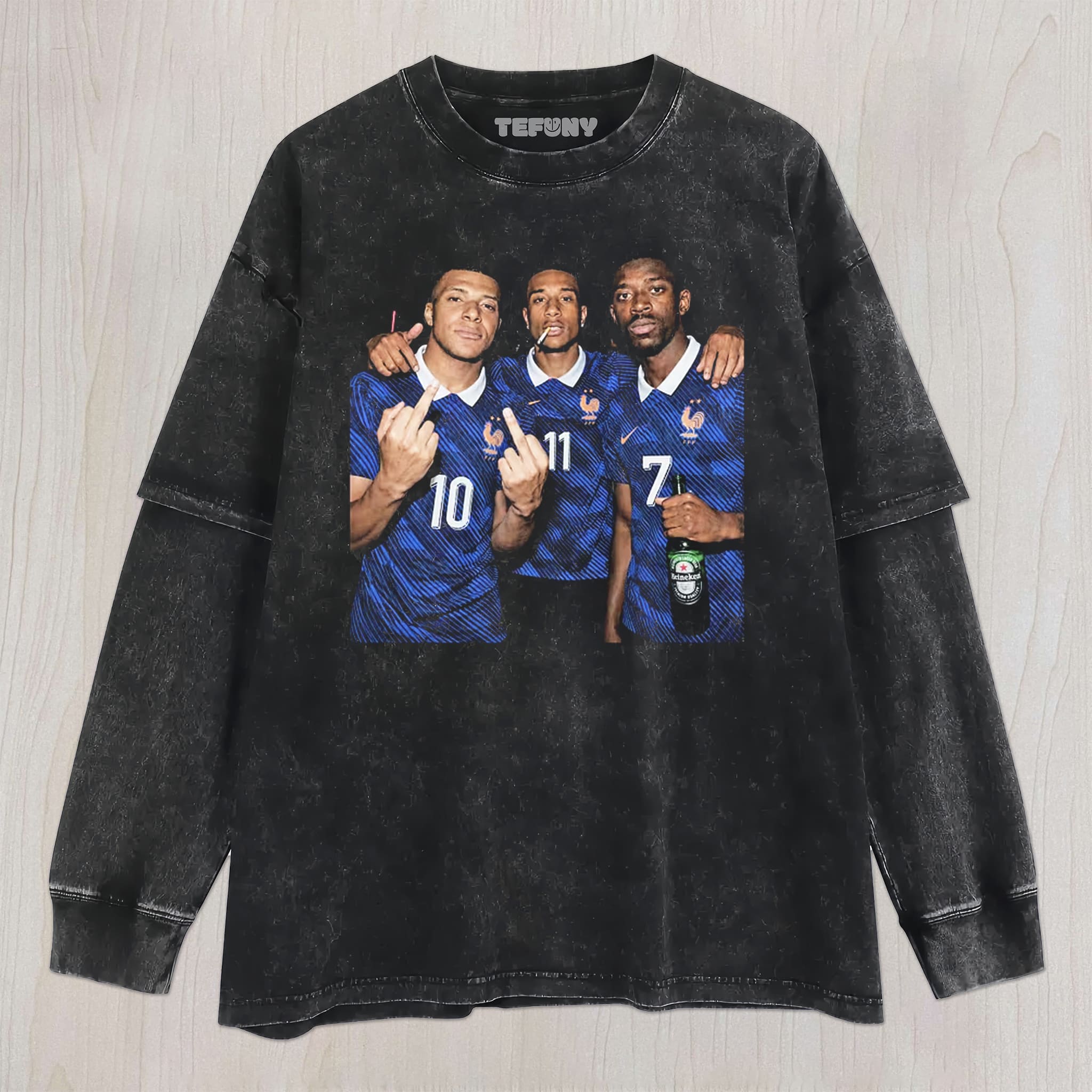 KYLIAN MBAPPE V5 UNISEX TEE, TANK TOP, LAYERED LS, SWEATSHIRT & HOODIE
