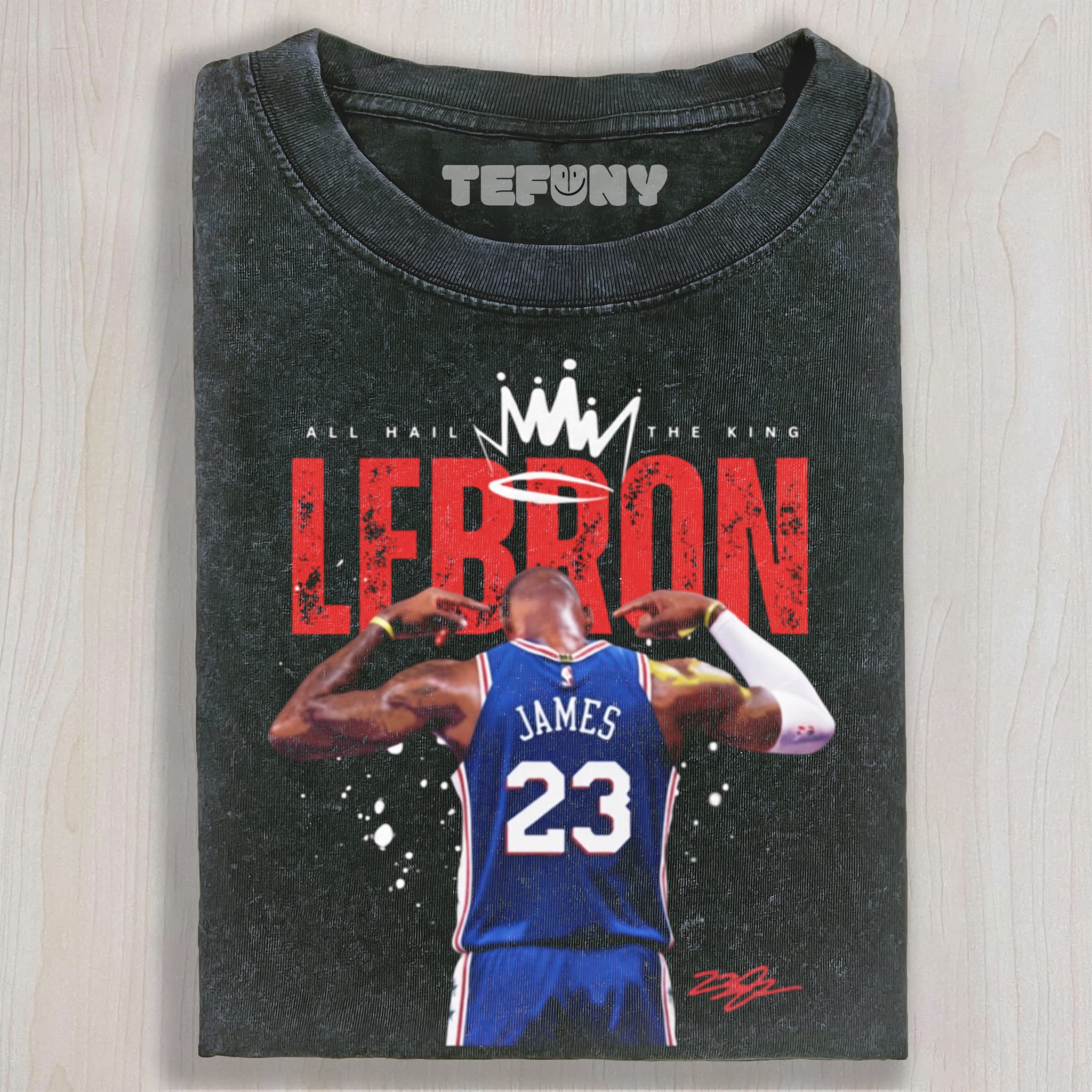 LEBRON JAMES THE KING UNISEX TEE, TANK TOP, LAYERED LS, SWEATSHIRT & HOODIE