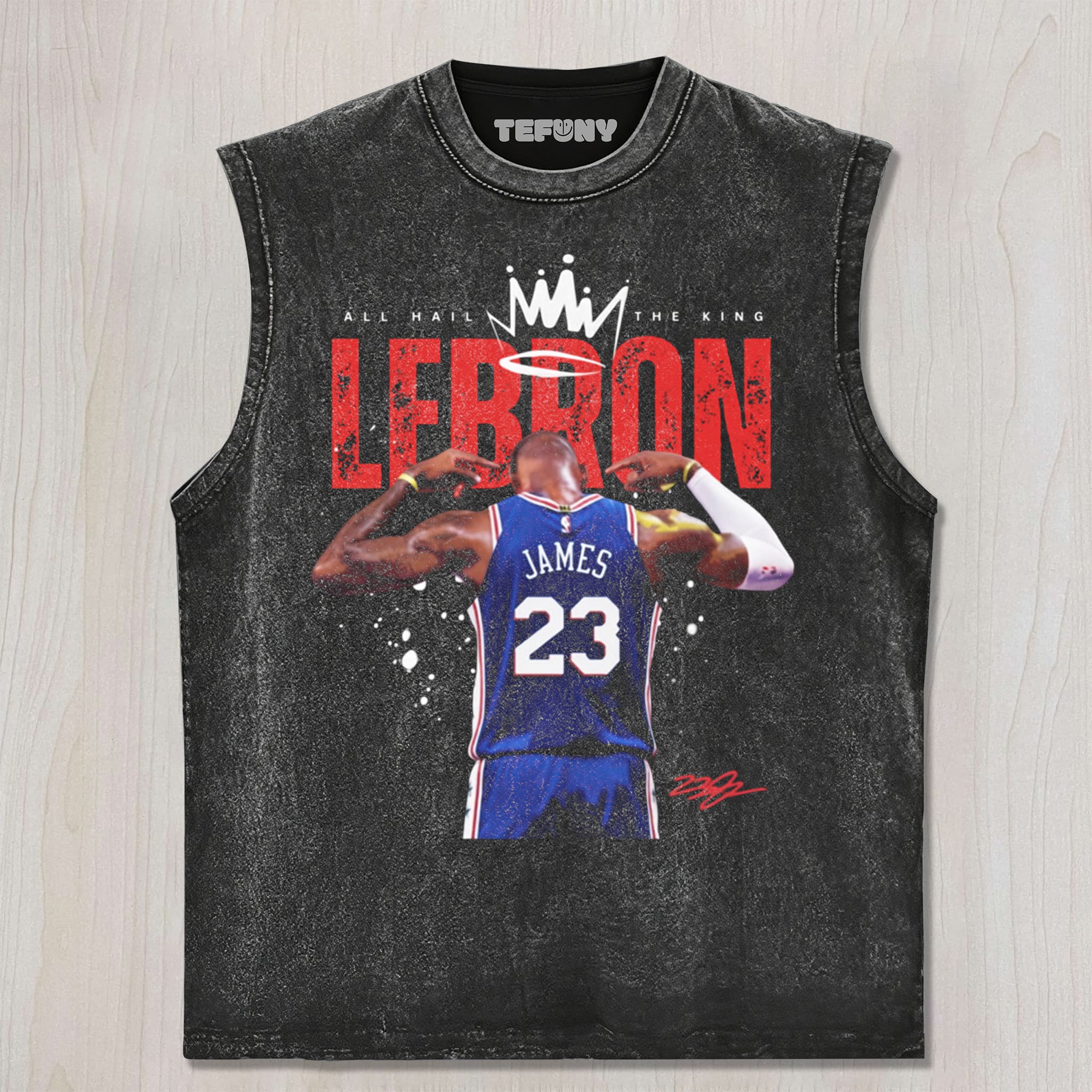 LEBRON JAMES THE KING UNISEX TEE, TANK TOP, LAYERED LS, SWEATSHIRT & HOODIE