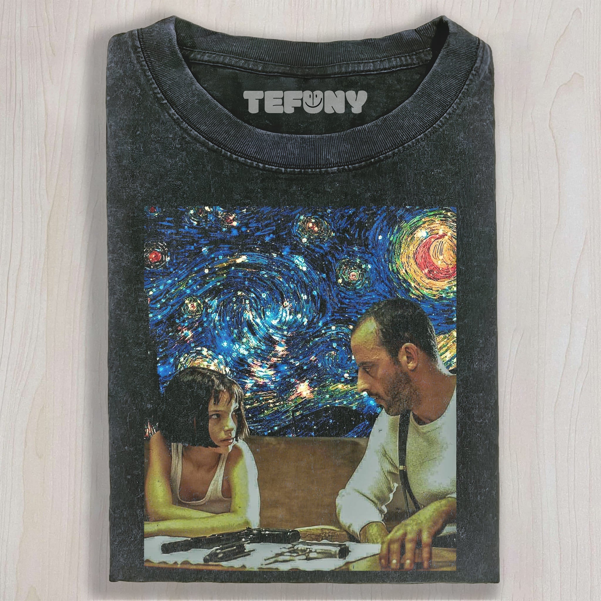 LÉON THE PROFESSIONAL (STARRY NIGHT) UNISEX TEE, TANK TOP, LAYERED LS, SWEATSHIRT & HOODIE