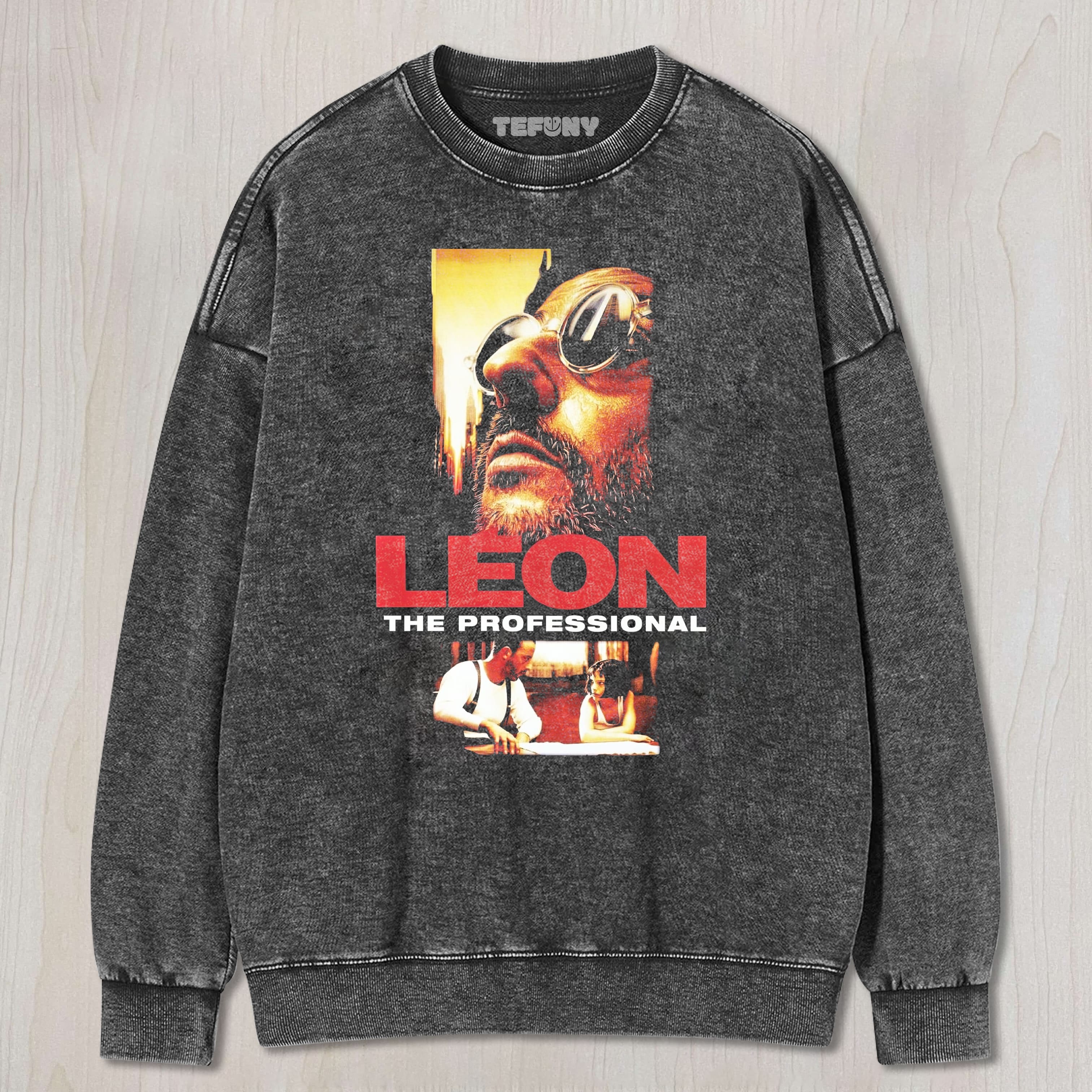 LEON THE PROFESSIONAL V1 UNISEX TEE, TANK TOP, LAYERED LS, SWEATSHIRT & HOODIE