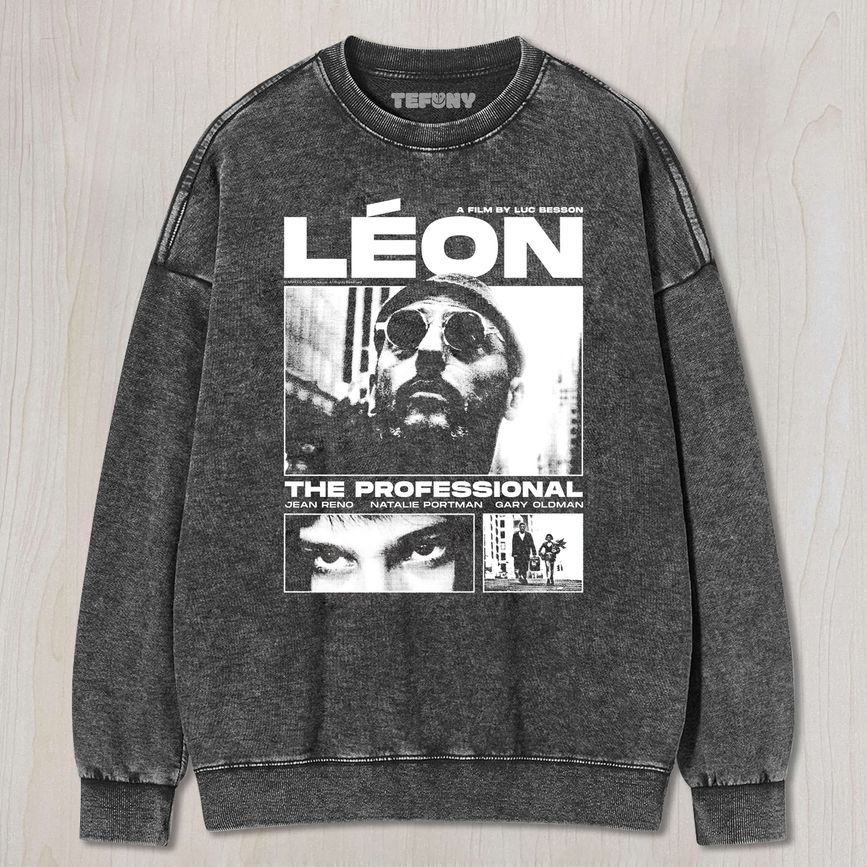 LEON THE PROFESSIONAL V8 UNISEX TEE, TANK TOP, LAYERED LS, SWEATSHIRT & HOODIE