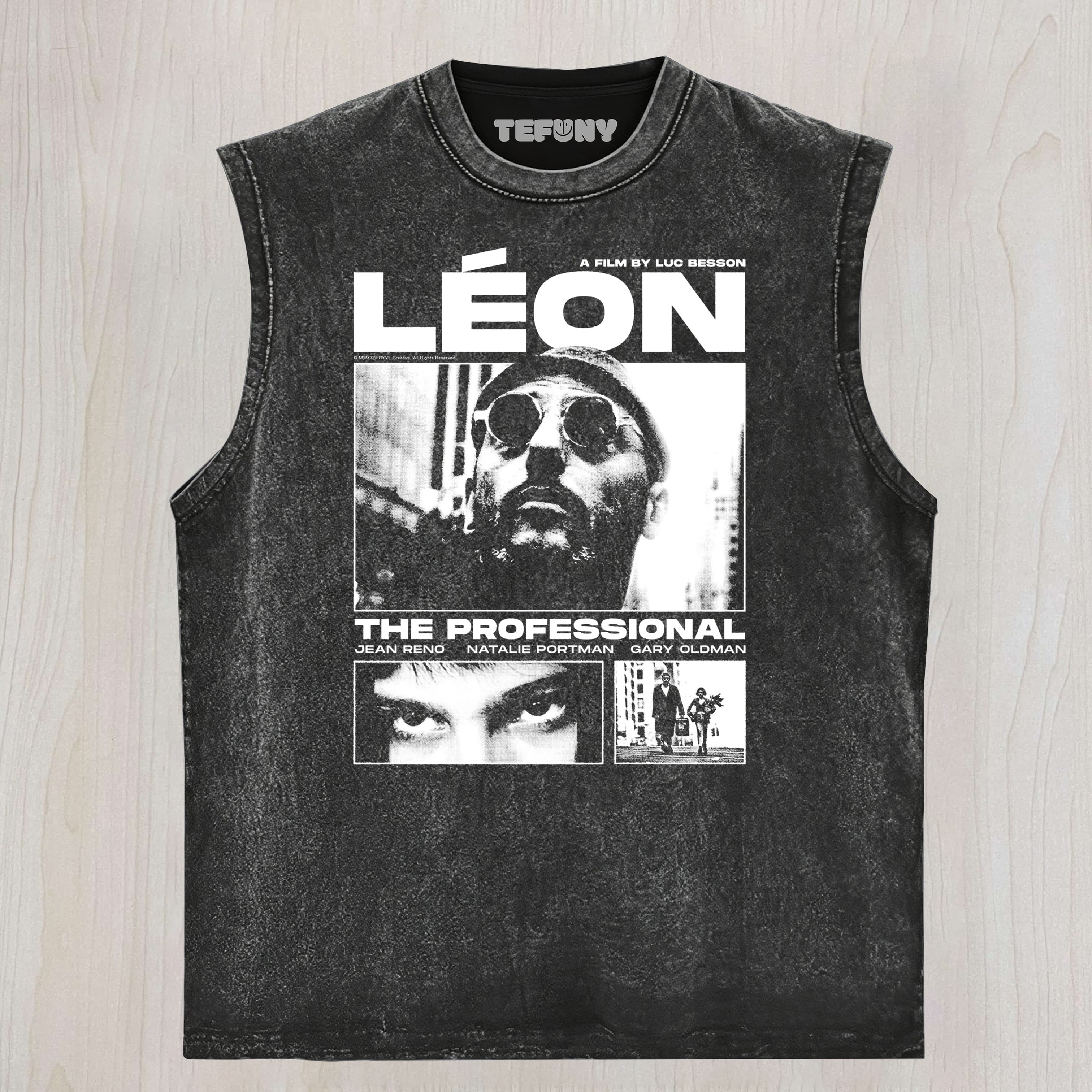 LEON THE PROFESSIONAL V8 UNISEX TEE, TANK TOP, LAYERED LS, SWEATSHIRT & HOODIE