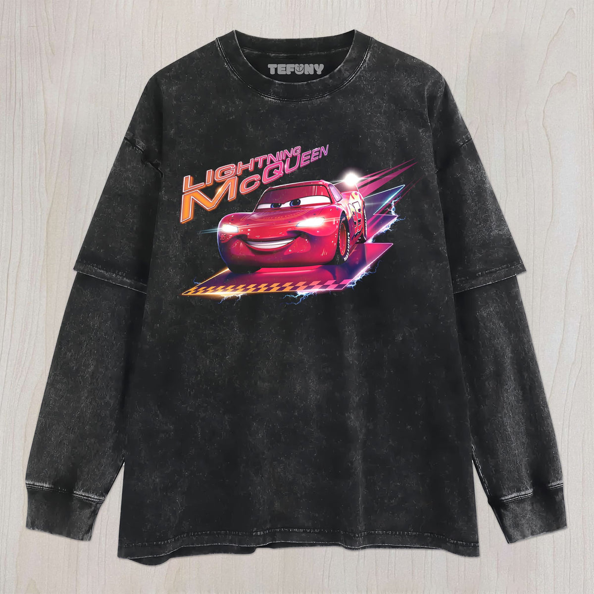 LIGHTNING MCQUEEN V5 UNISEX TEE, TANK TOP, LAYERED LS, SWEATSHIRT & HOODIE