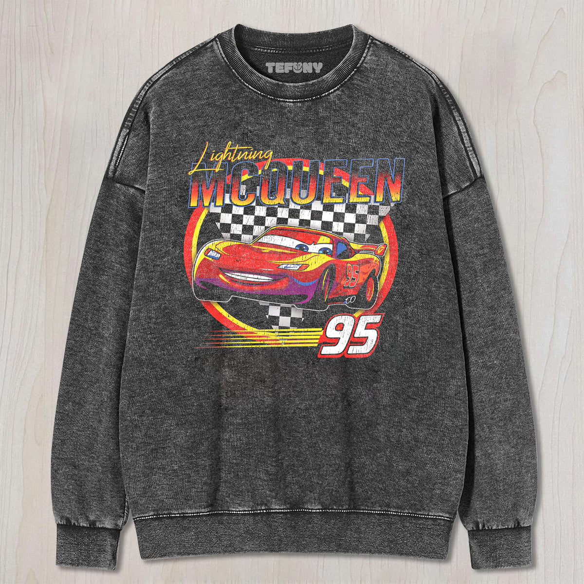 LIGHTNING MCQUEEN V6 UNISEX TEE, TANK TOP, LAYERED LS, SWEATSHIRT & HOODIE