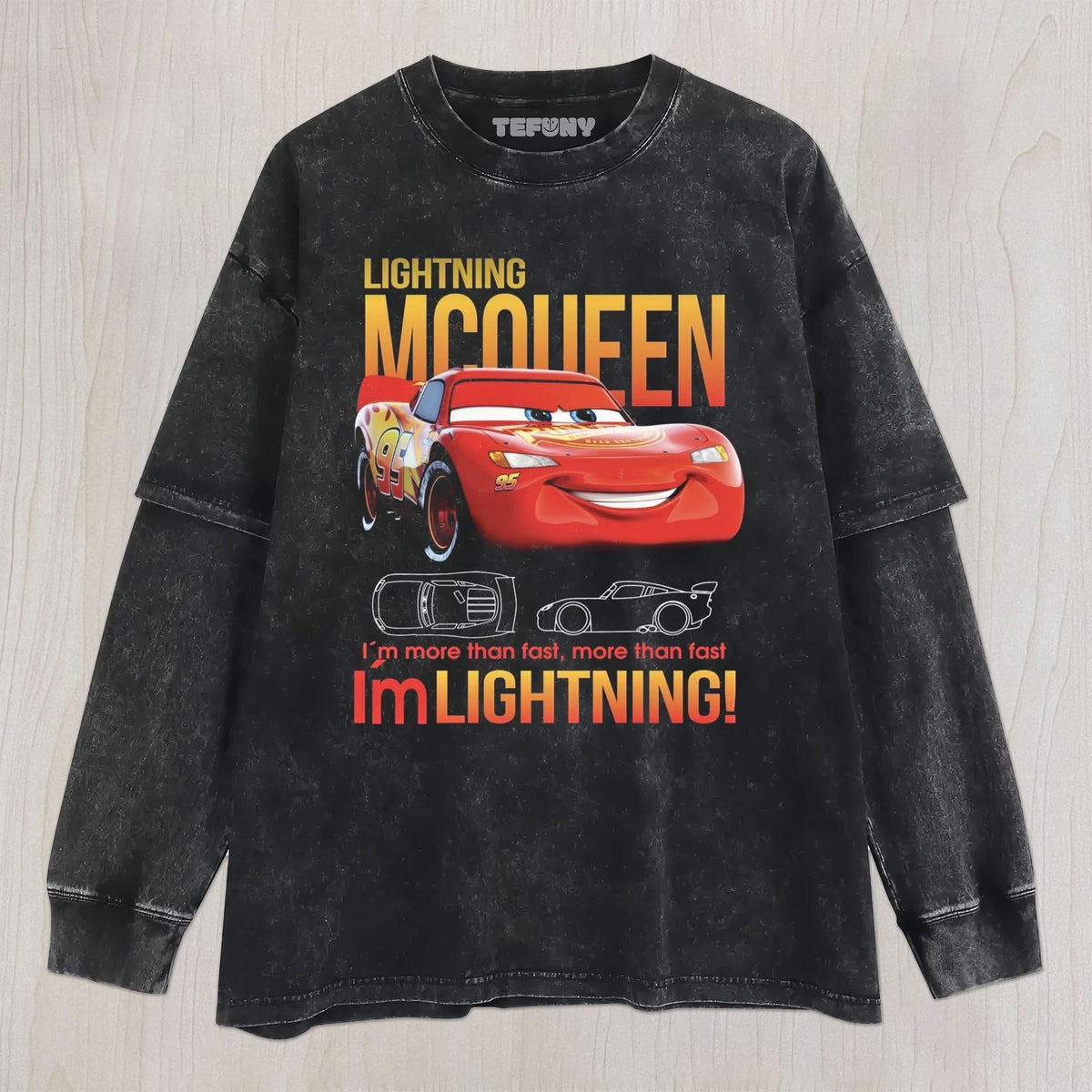 LIGHTNING MCQUEEN V7 UNISEX TEE, TANK TOP, LAYERED LS, SWEATSHIRT & HOODIE
