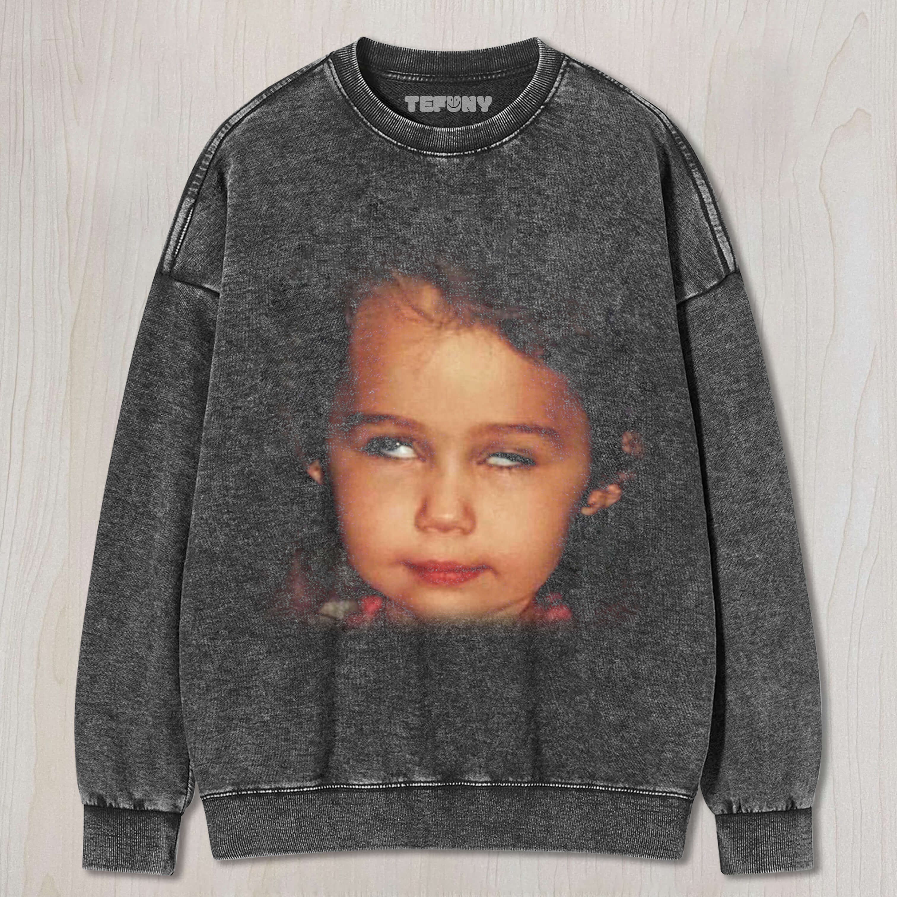 LITTLE GIRL ROLLING HER EYES T-SHIRT