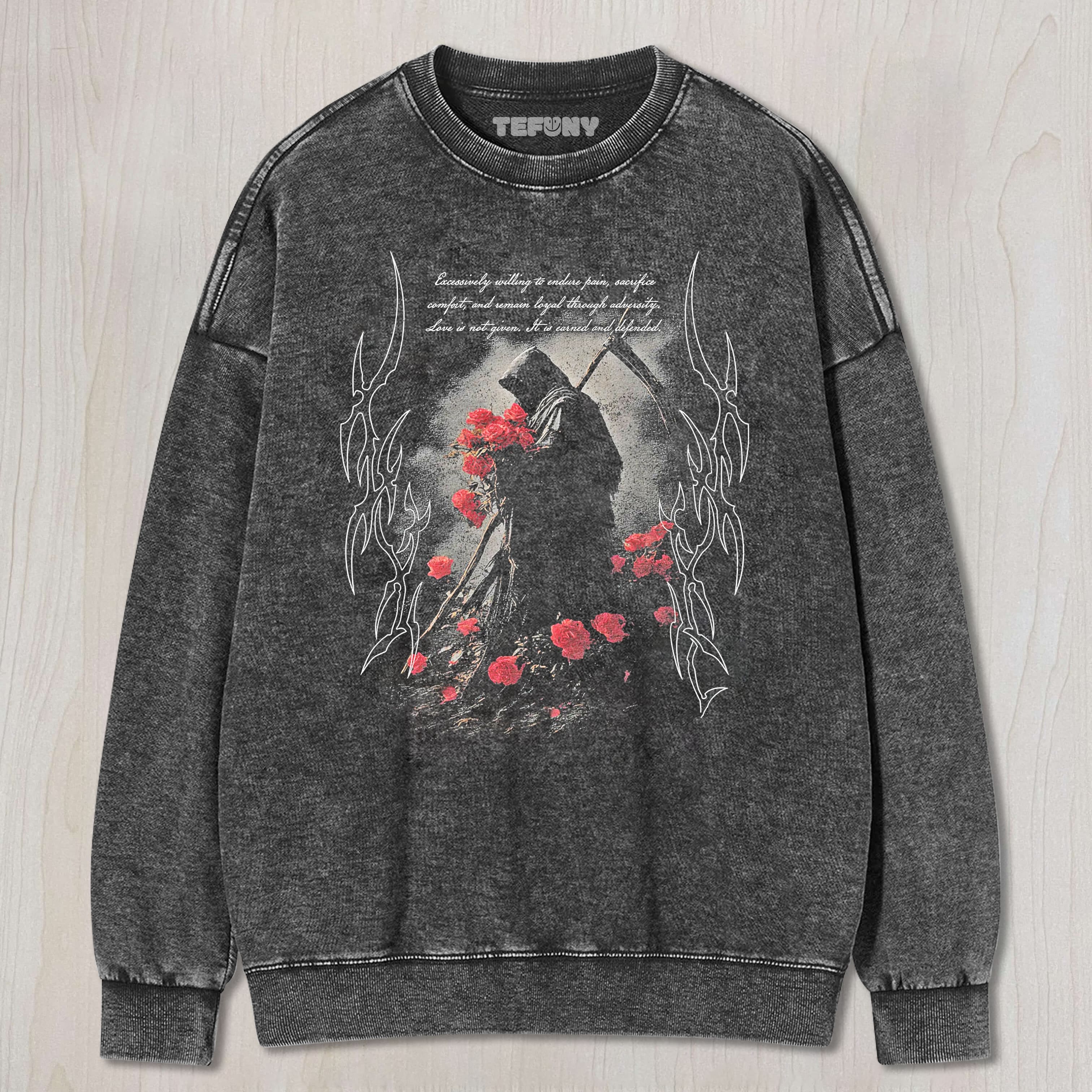 LOVE IS WAR TO THE GRAVE TEE & SWEAT & HOOD
