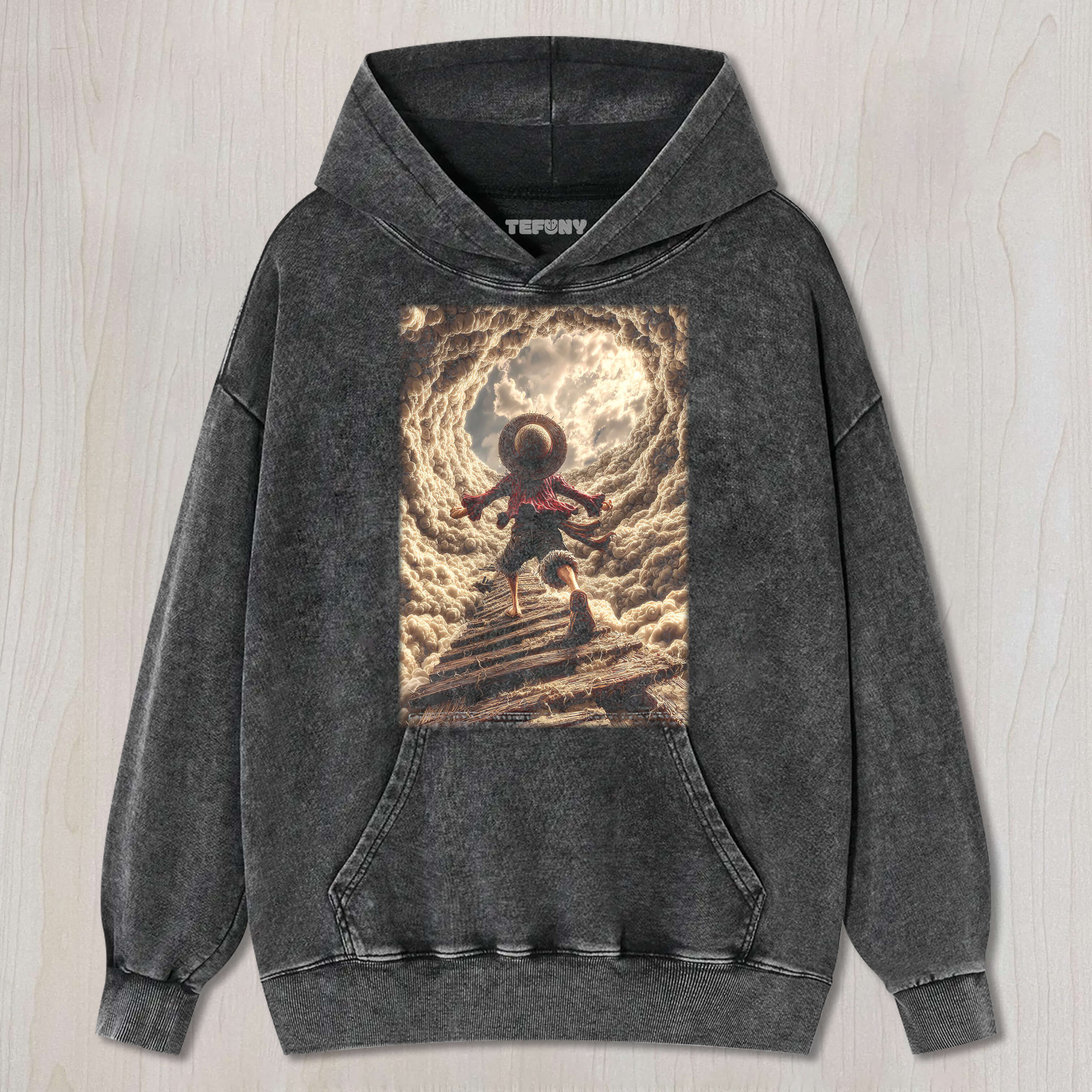 LUFFY SOARS INTO THE CLOUDS TEE & SWEAT & HOOD