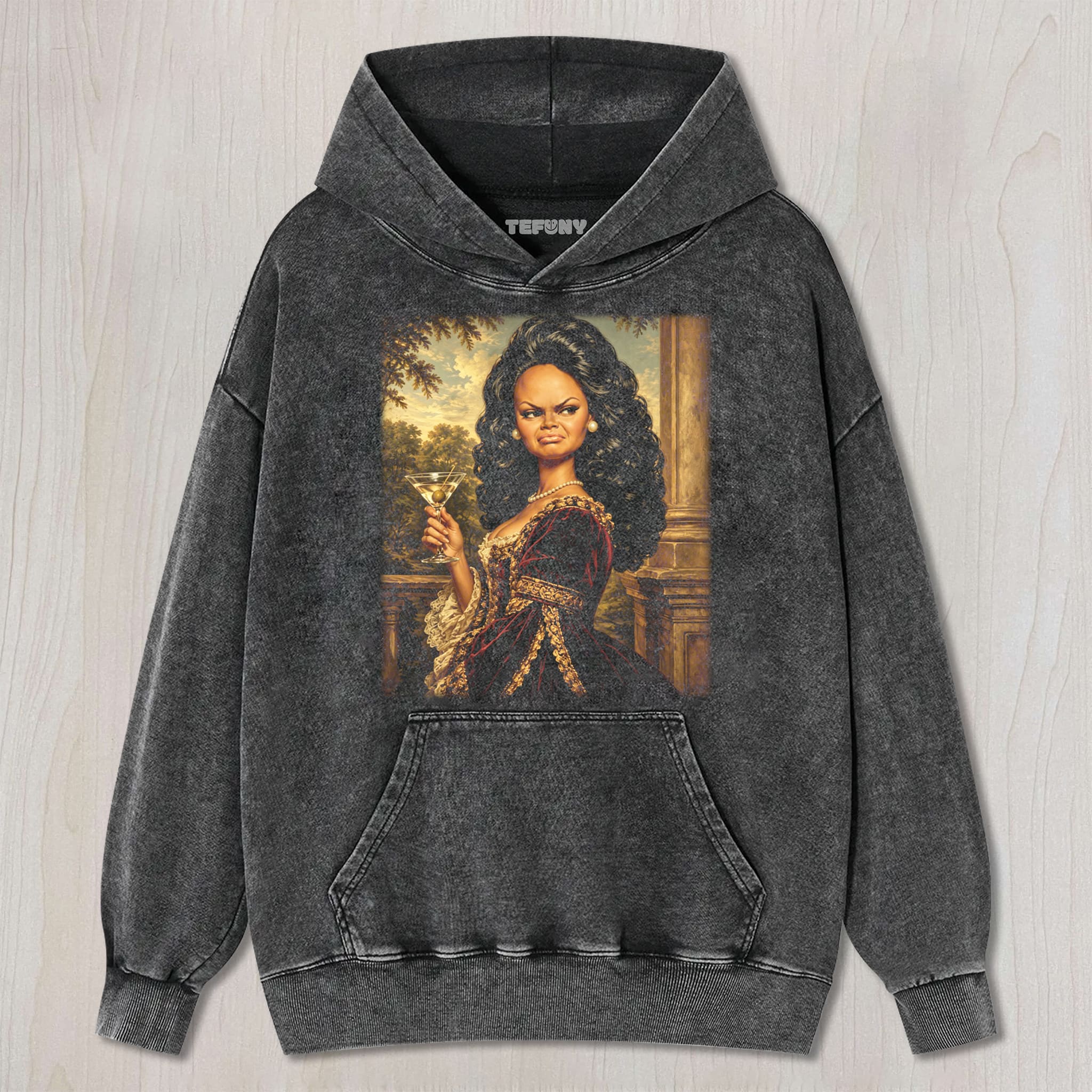 LUXE VINTAGE DOLL PORTRAIT UNISEX TEE, TANK TOP, LAYERED LS, SWEATSHIRT & HOODIE