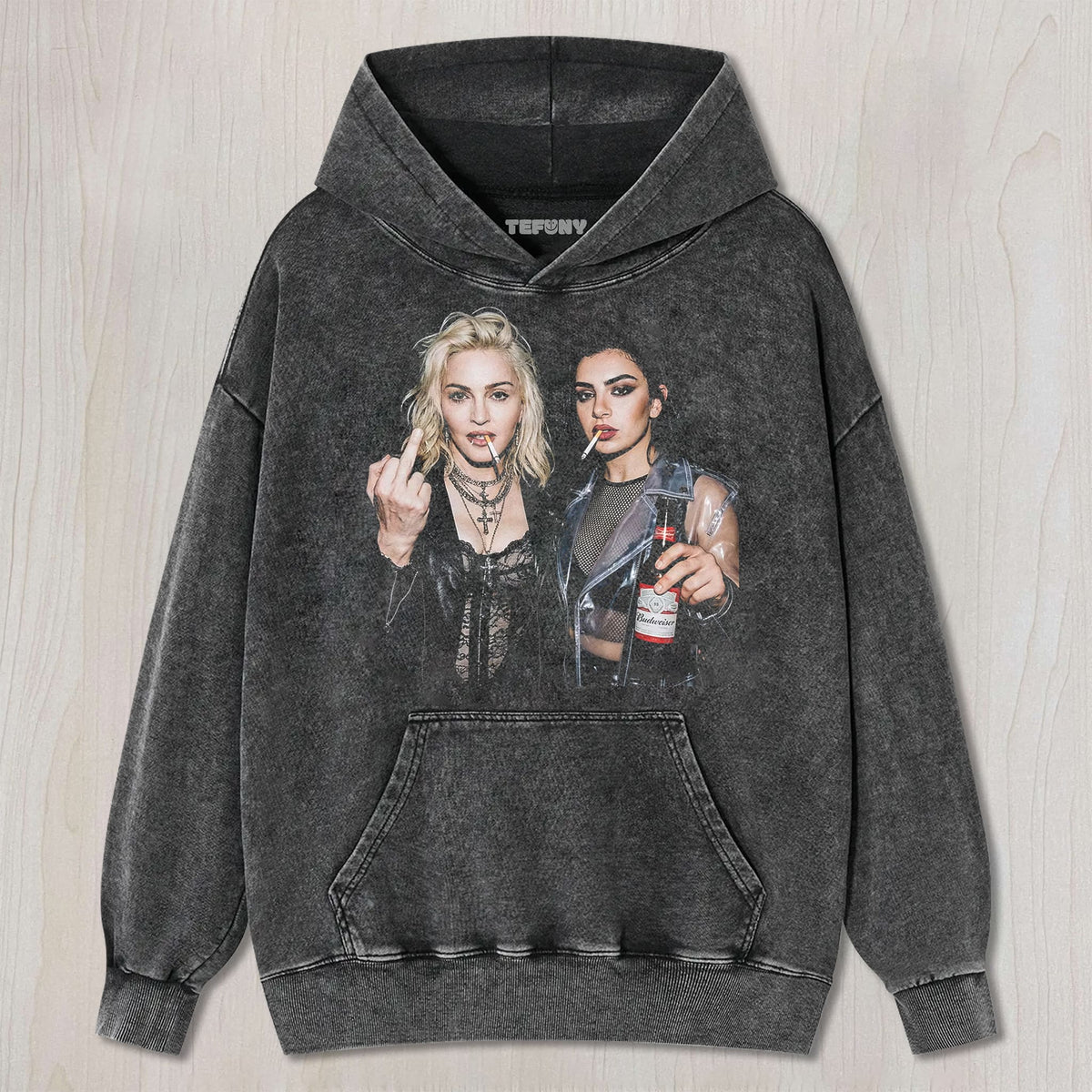 MADONNA & CHARLI XCX V1 UNISEX TEE, TANK TOP, LAYERED LS, SWEATSHIRT & HOODIE